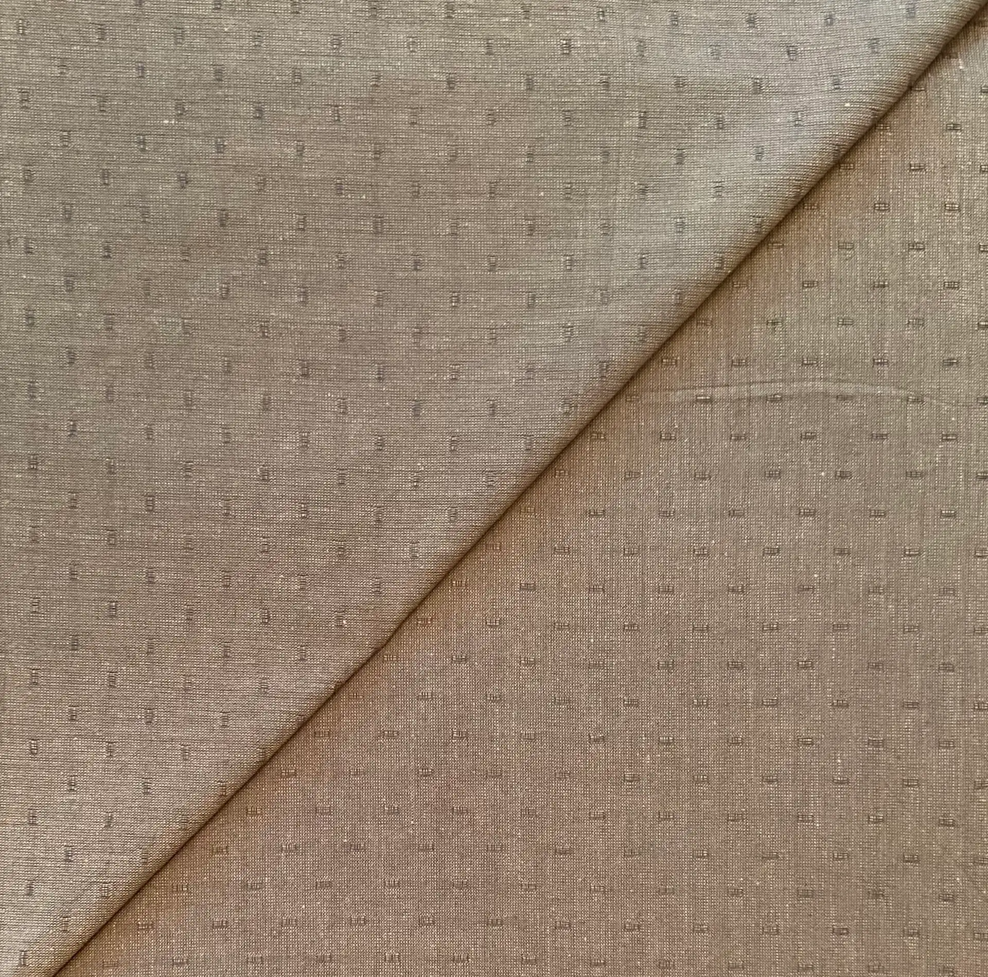 Imported Woven Cotton Novelty in Mushroom