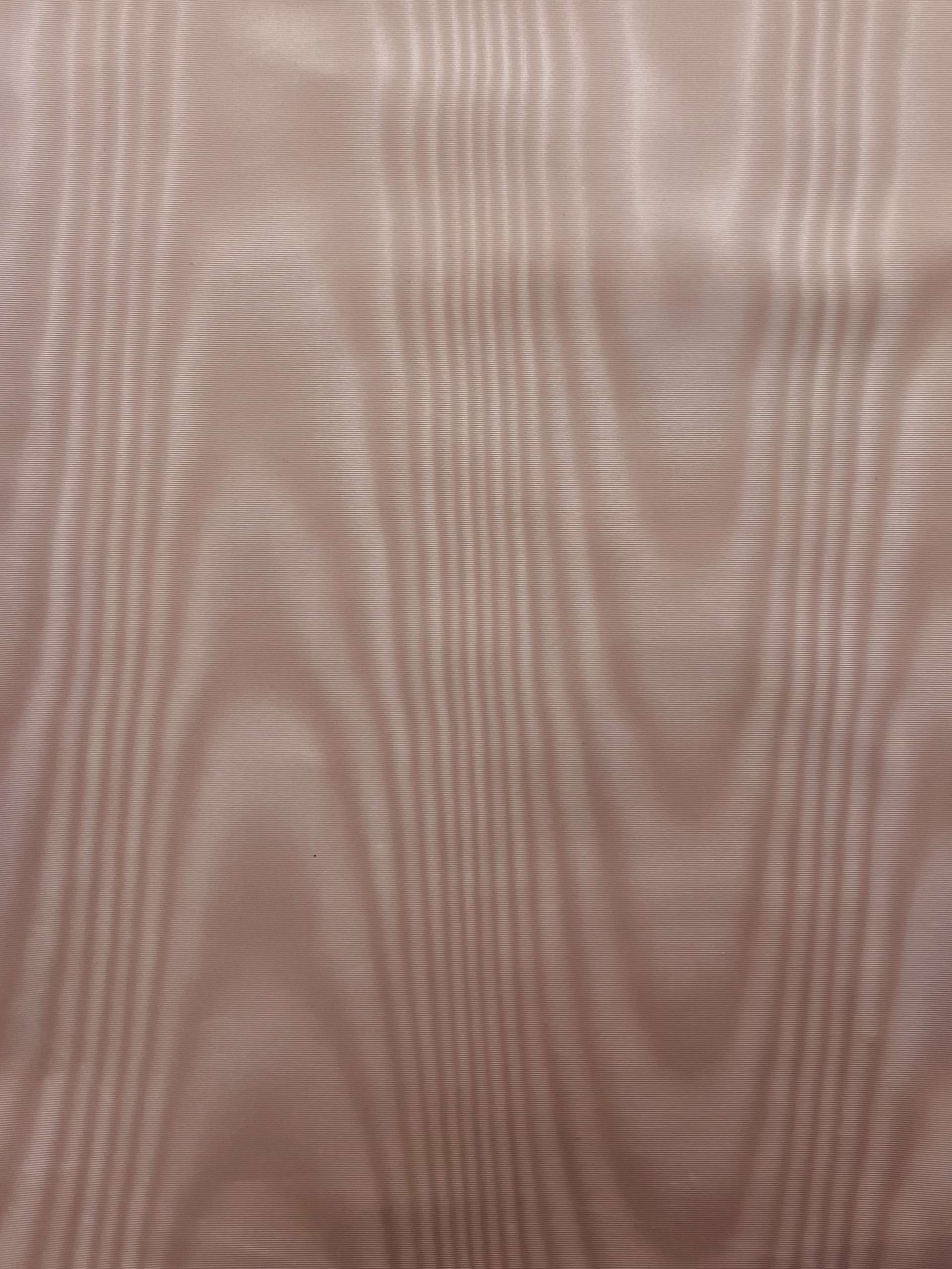Made in Italy Moire Faille Polyester in Soft Pink