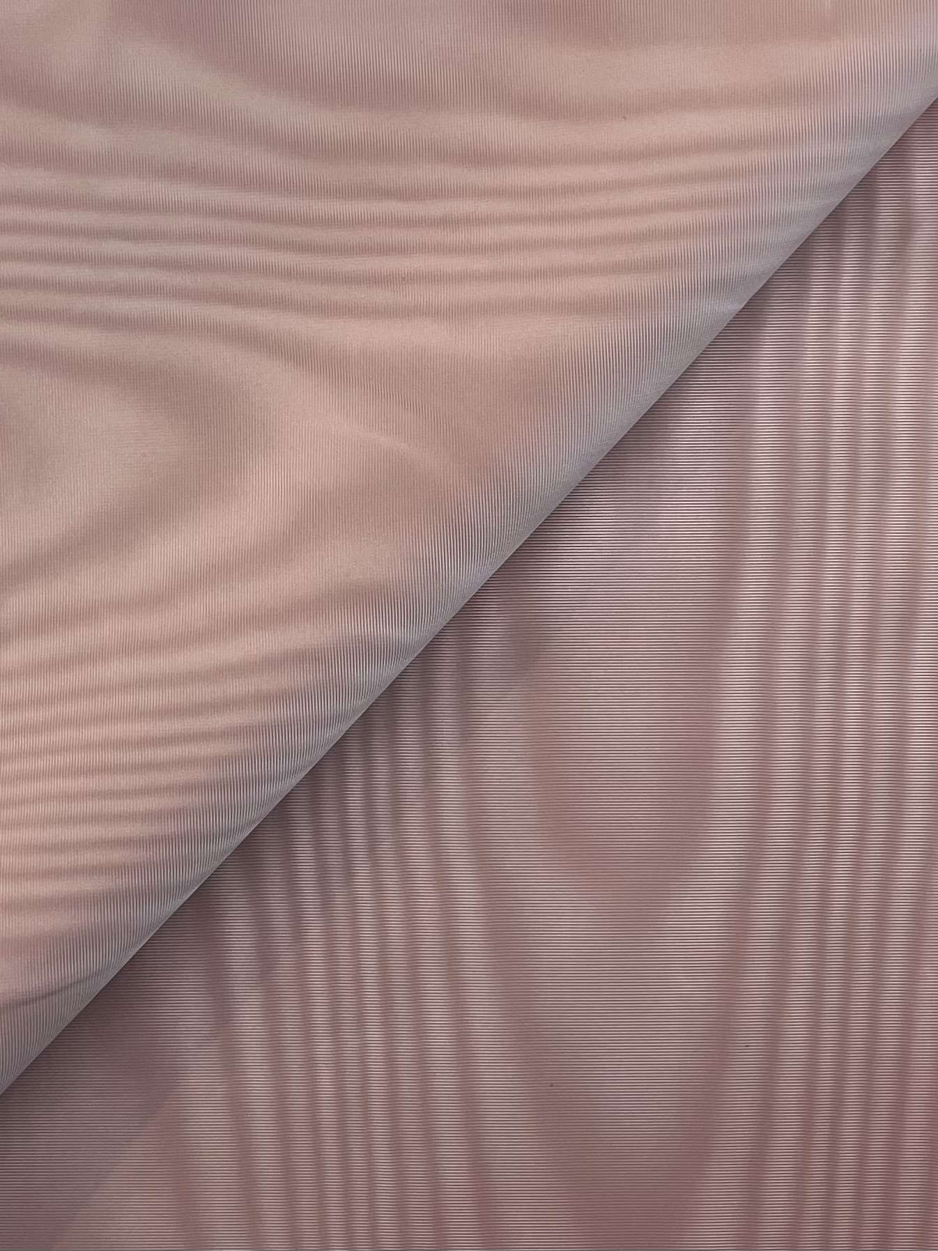 Made in Italy Moire Faille Polyester in Soft Pink