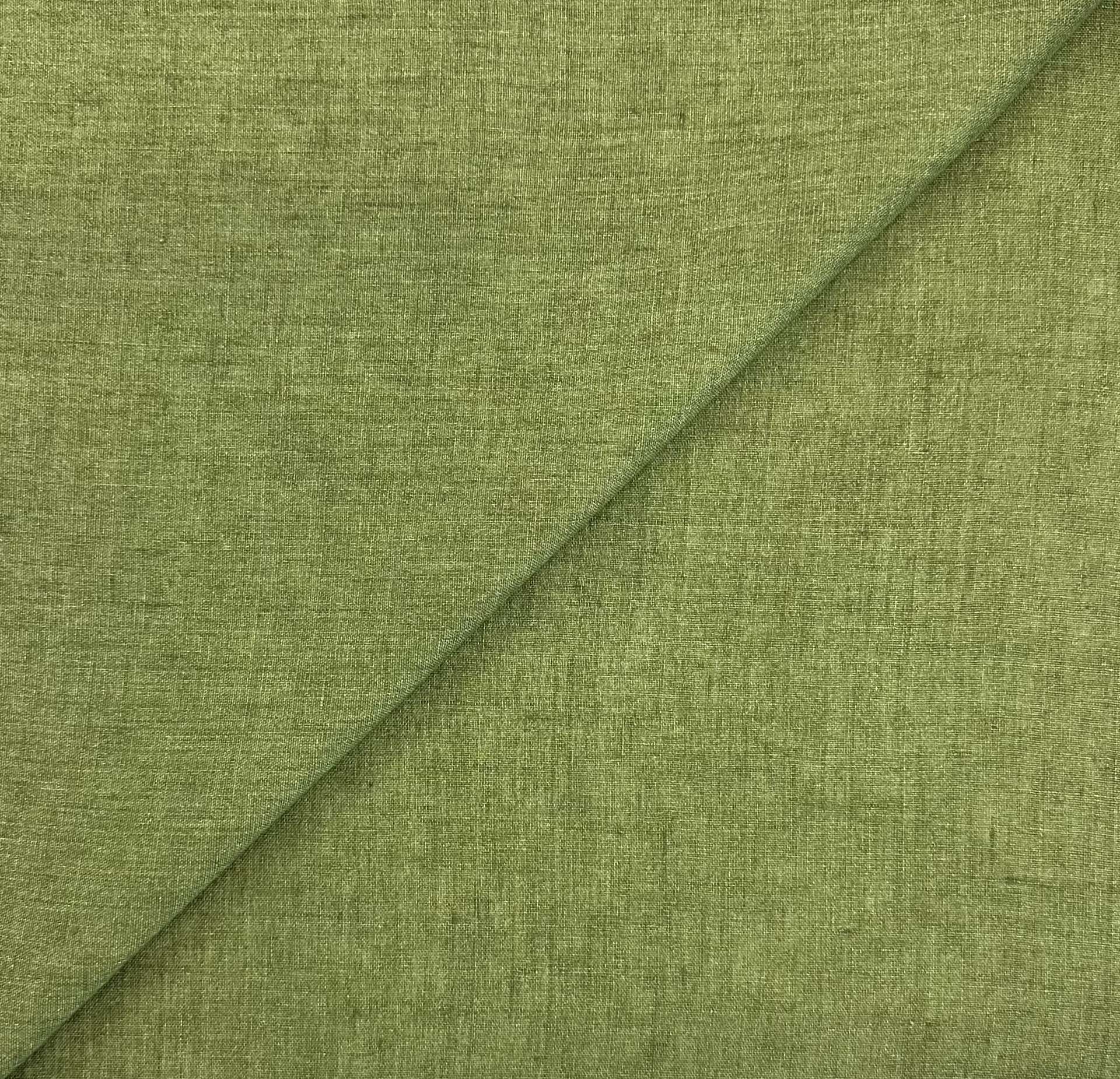 Austrian Medium Weight Linen in Avocado Green