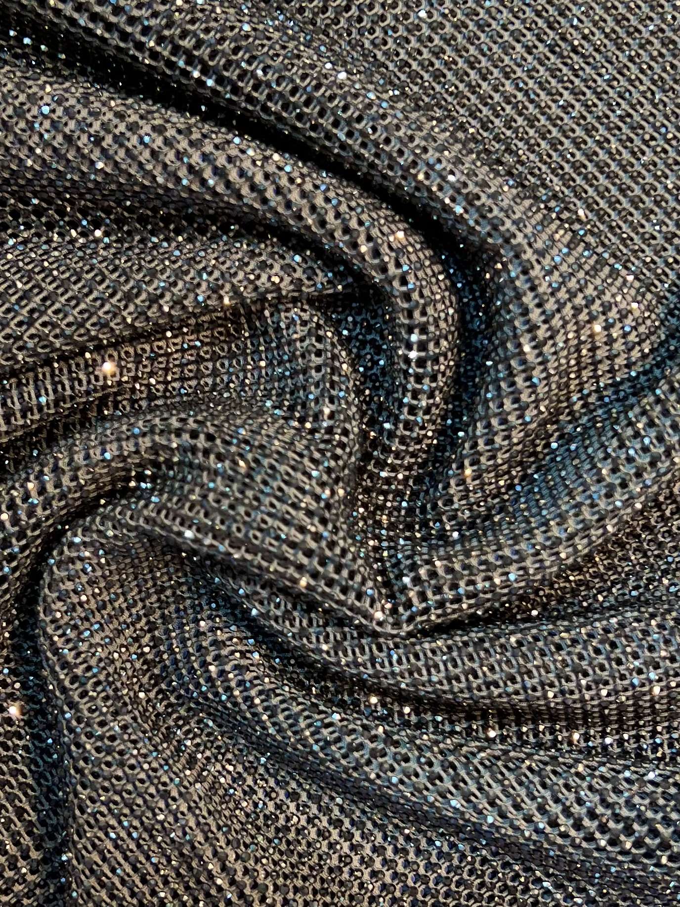 Made in Spain Micro Crystal Mesh in Silver