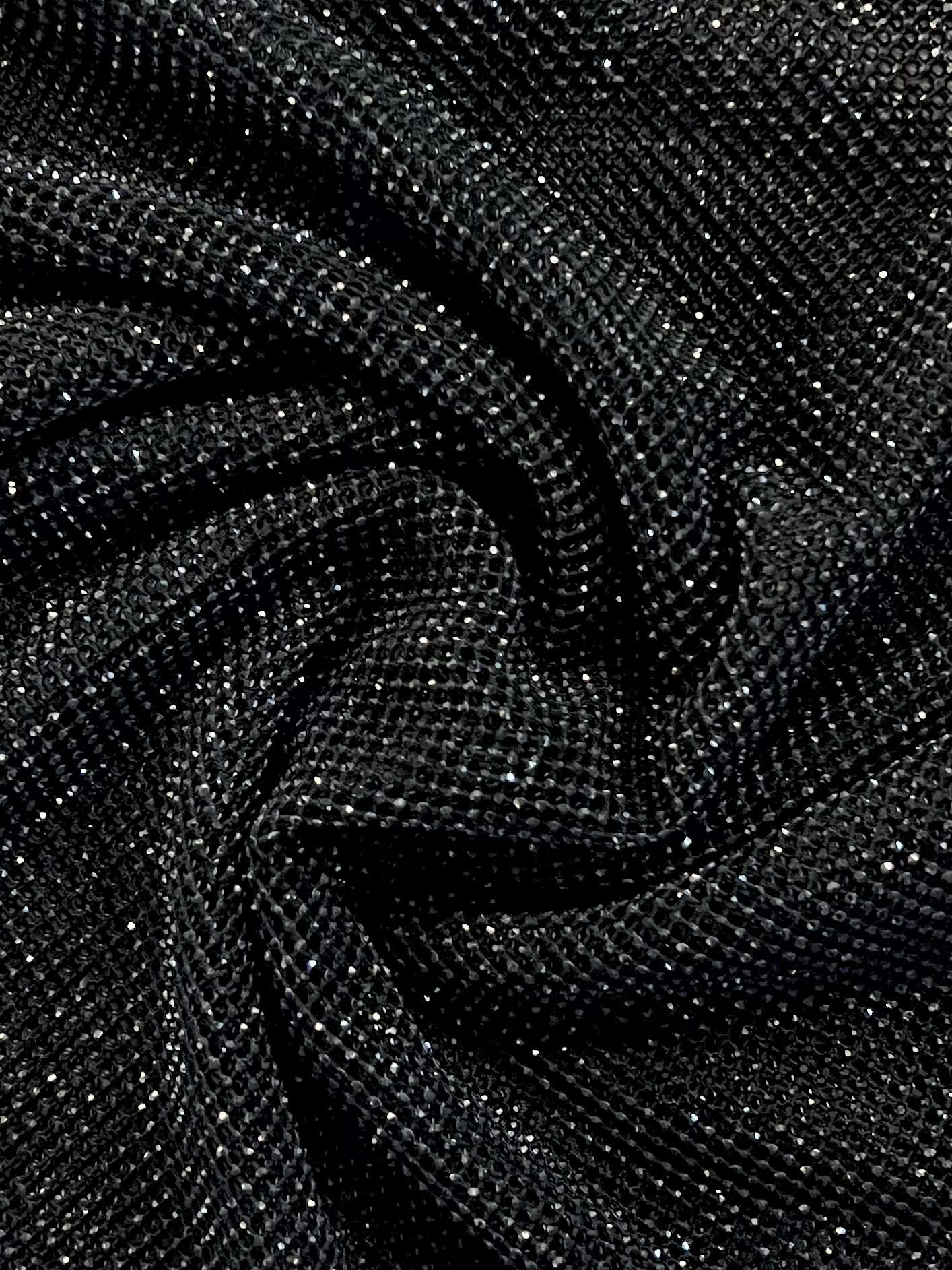 Made in Spain Micro Crystal Mesh in Black