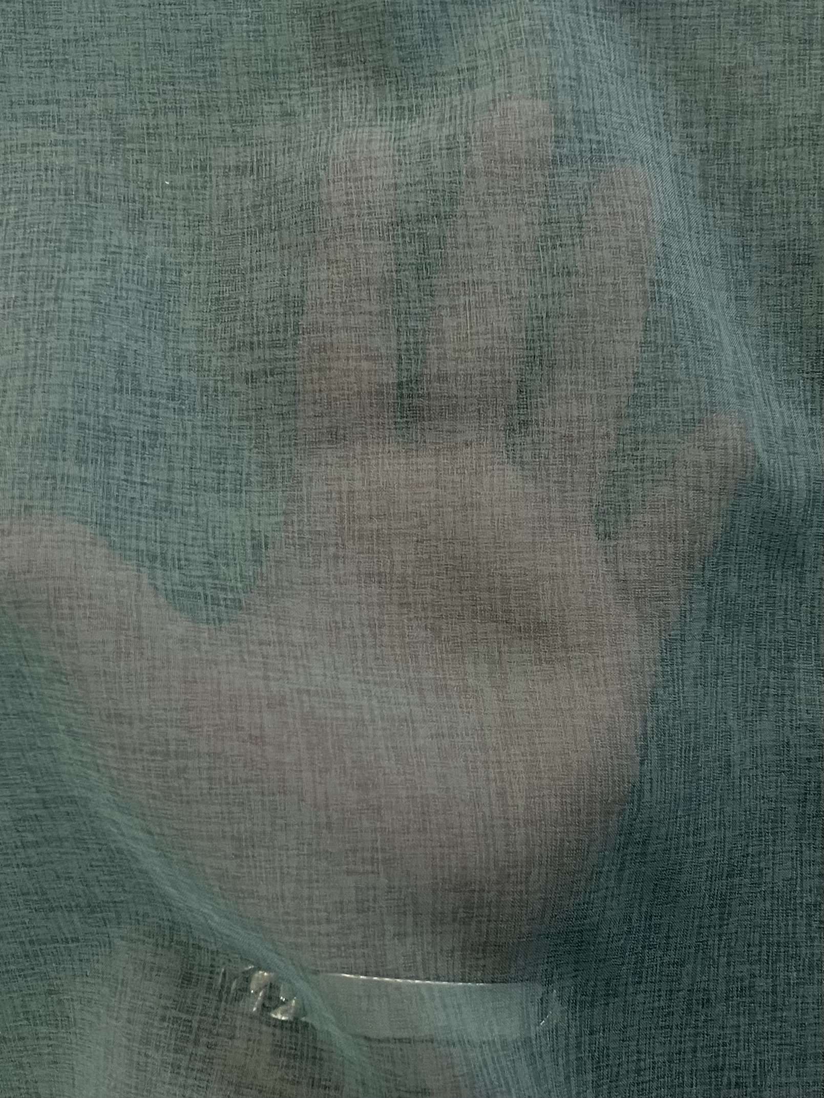 Japanese Polyester Gauze Chiffon in Eucalyptus