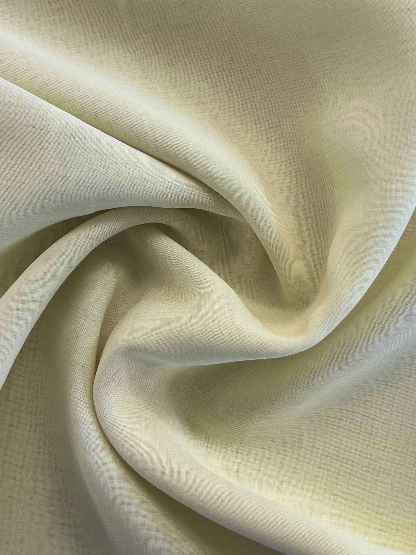 Japanese Polyester Gauze Chiffon in Maize