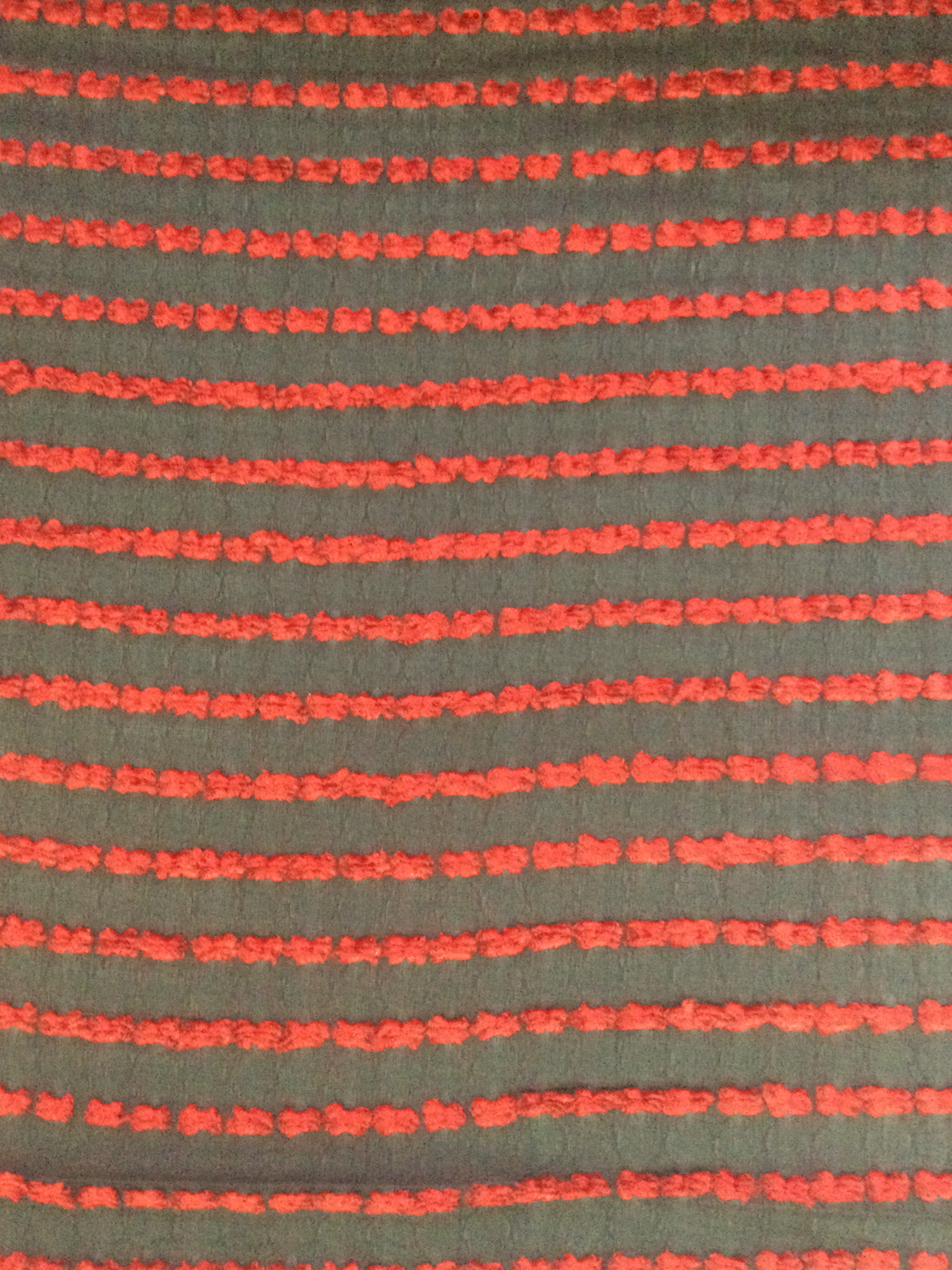 Silk/Lycra Chiffon Swiss Dot in Black and Red