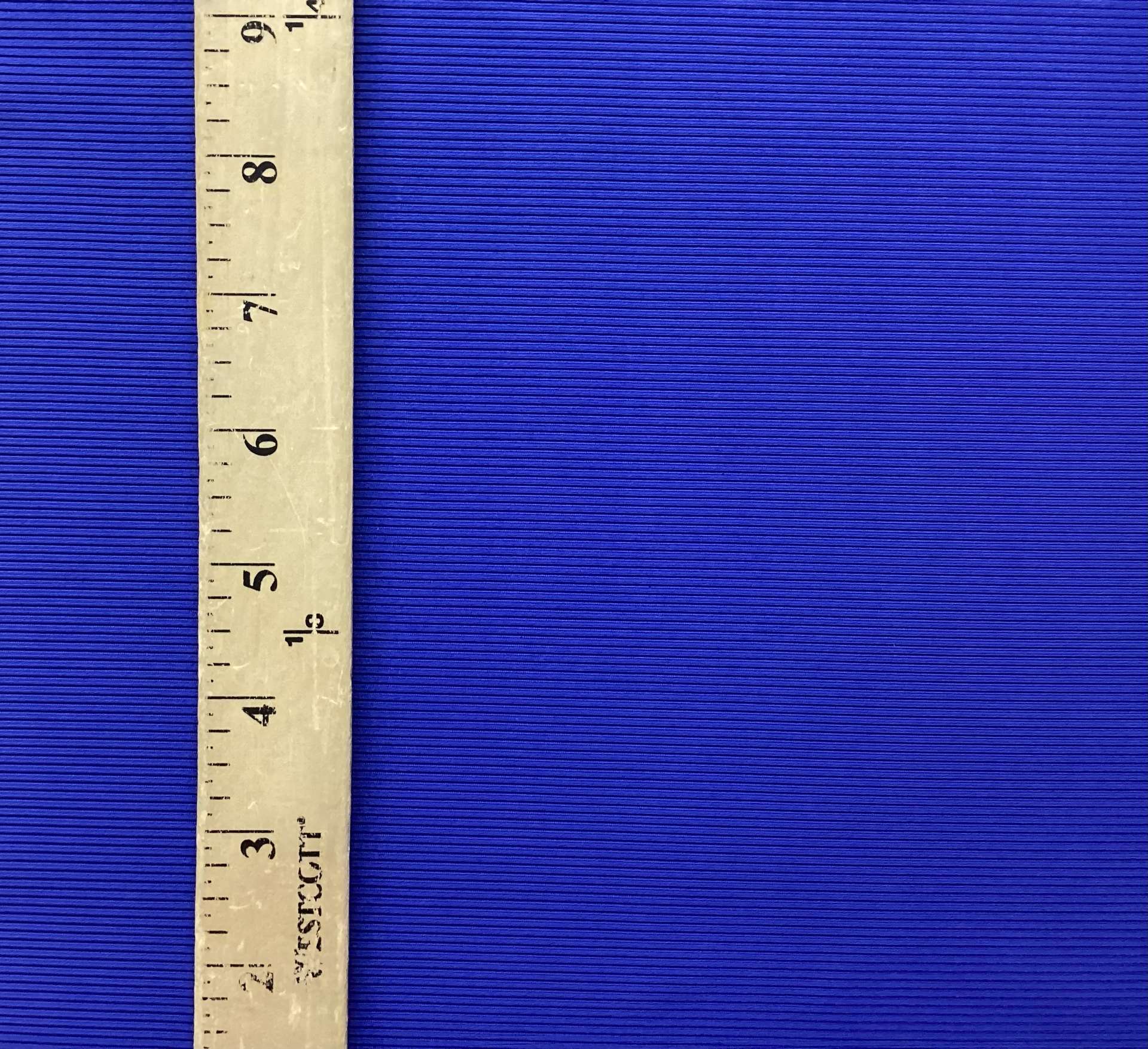 Polyester & Nylon Stretch Rib Knit In Blue Sapphire 