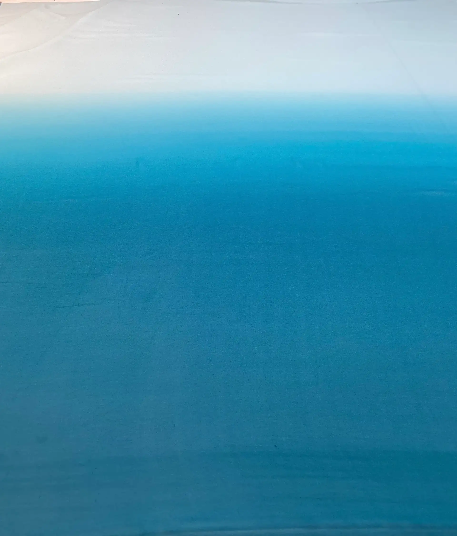 Ombre Polyester Chiffon in Teal