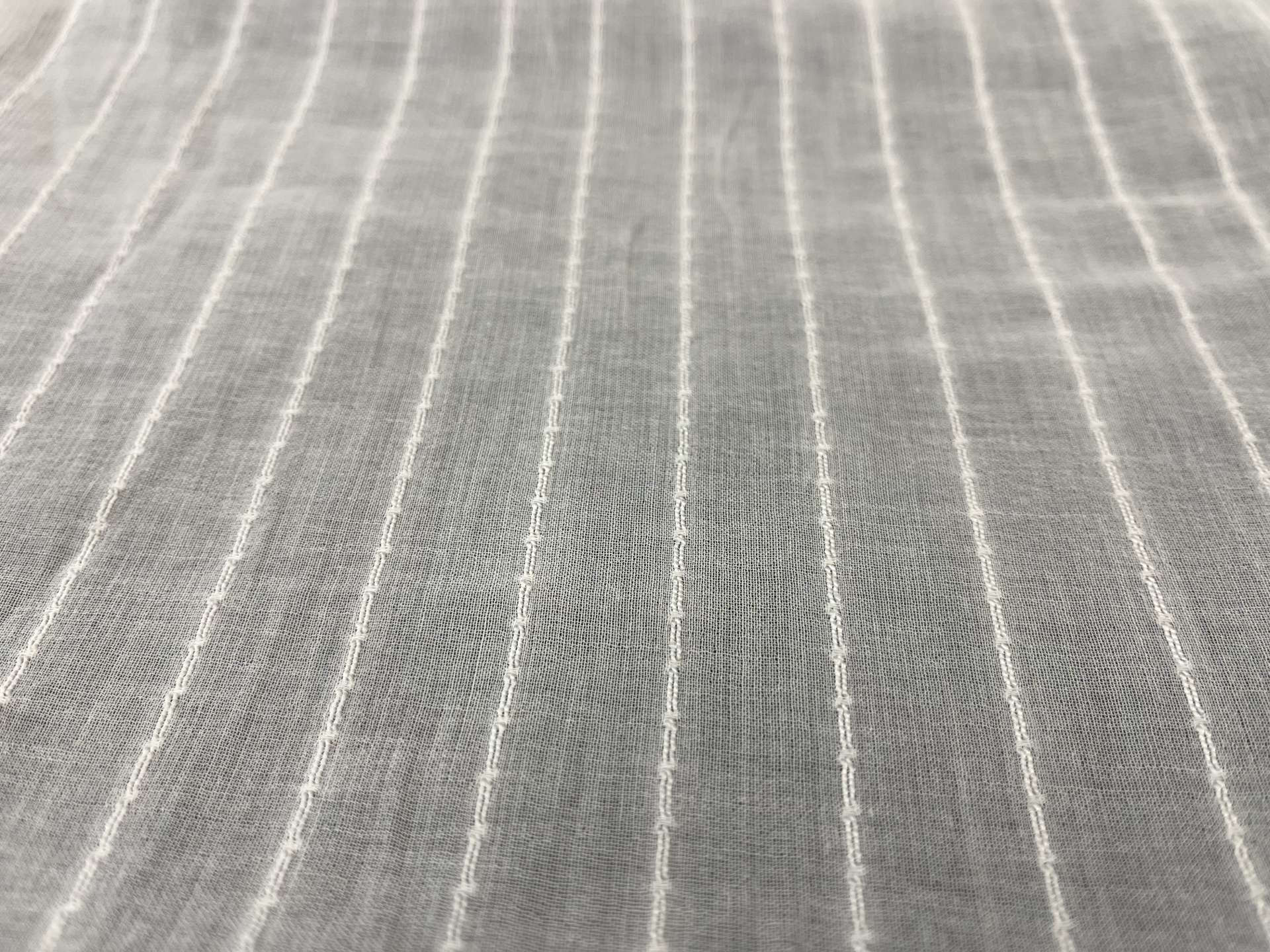 Swiss Embroidered Cotton Voile in White 