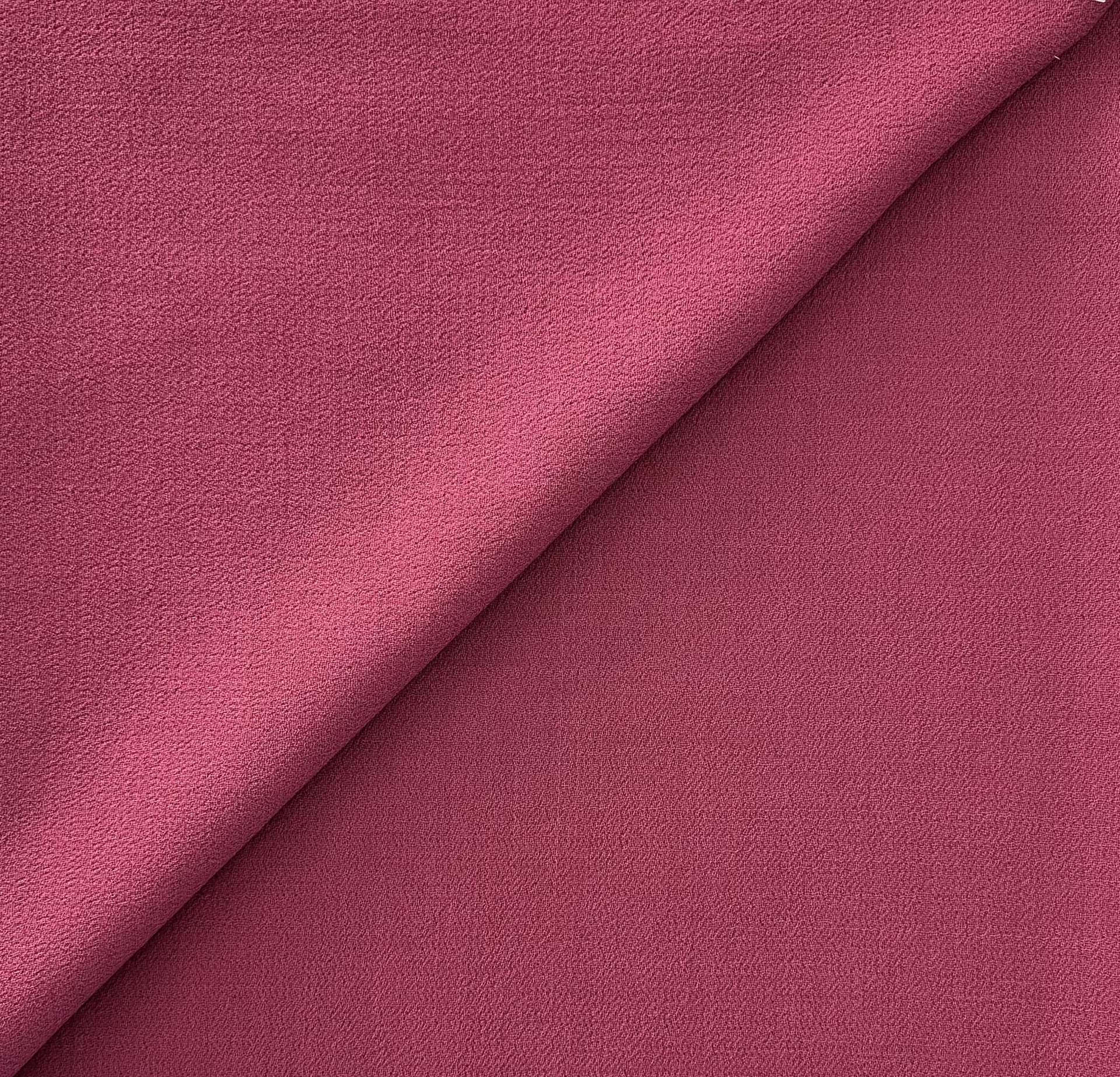 Italian Virgin Wool Double Crepe in Boysenberry