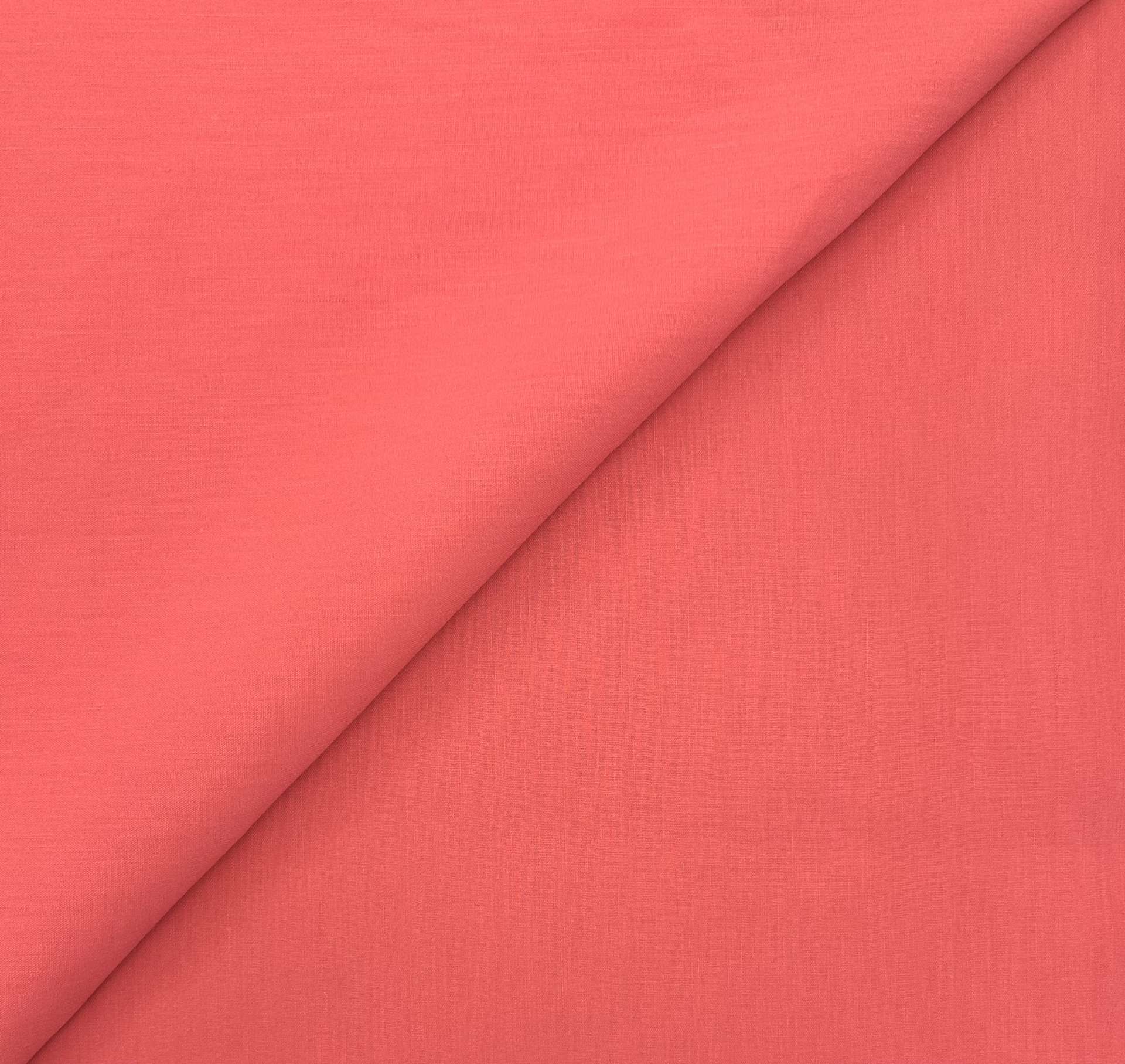Stretch Linen Blend in Coral