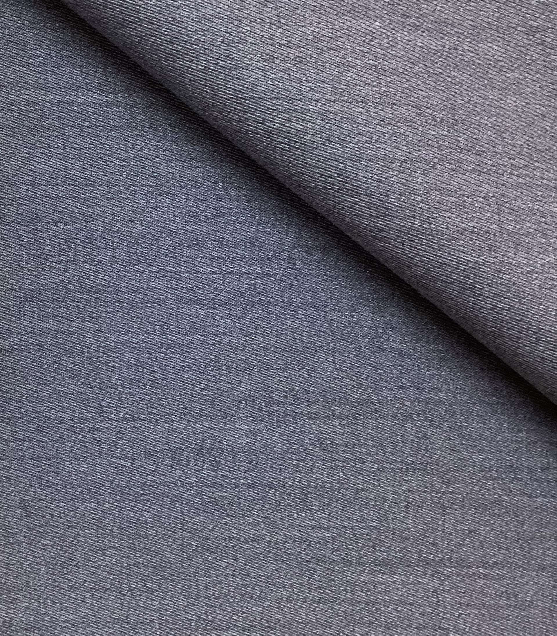 Italian Wool Blend Twill in Denim Blue