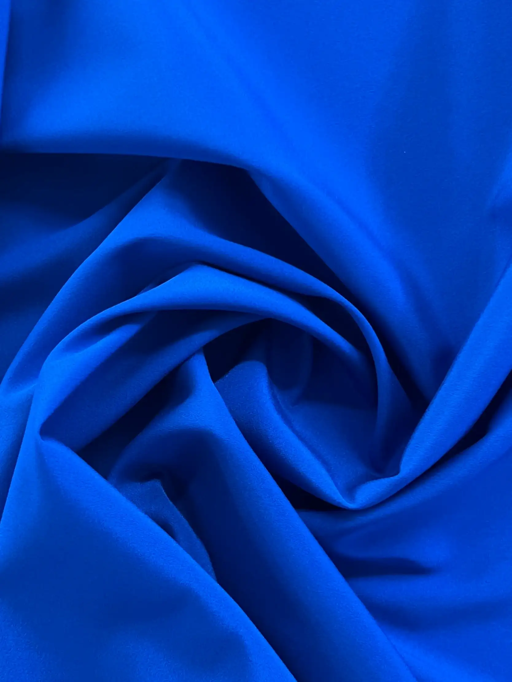 Stretch Silk Crepe de Chine in Riviera