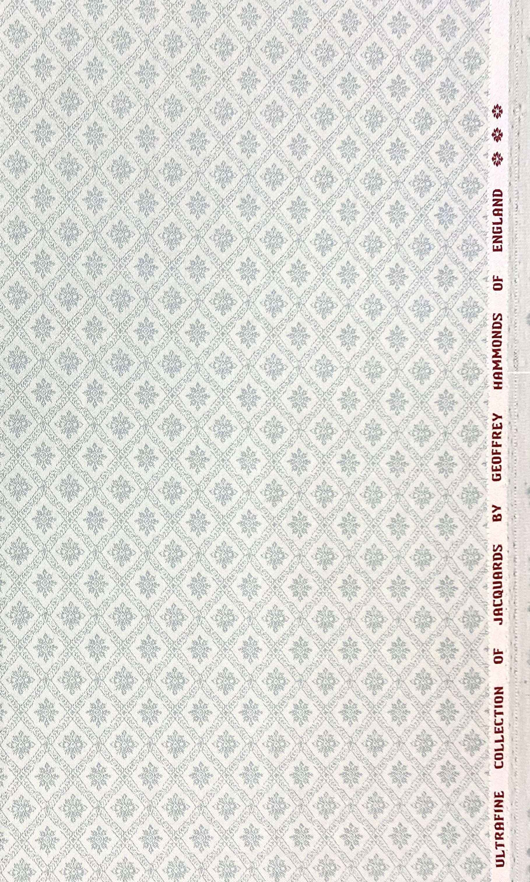 Made in England Super 110's Australian Wool Rayon Jacquard Suiting in Powder Blue