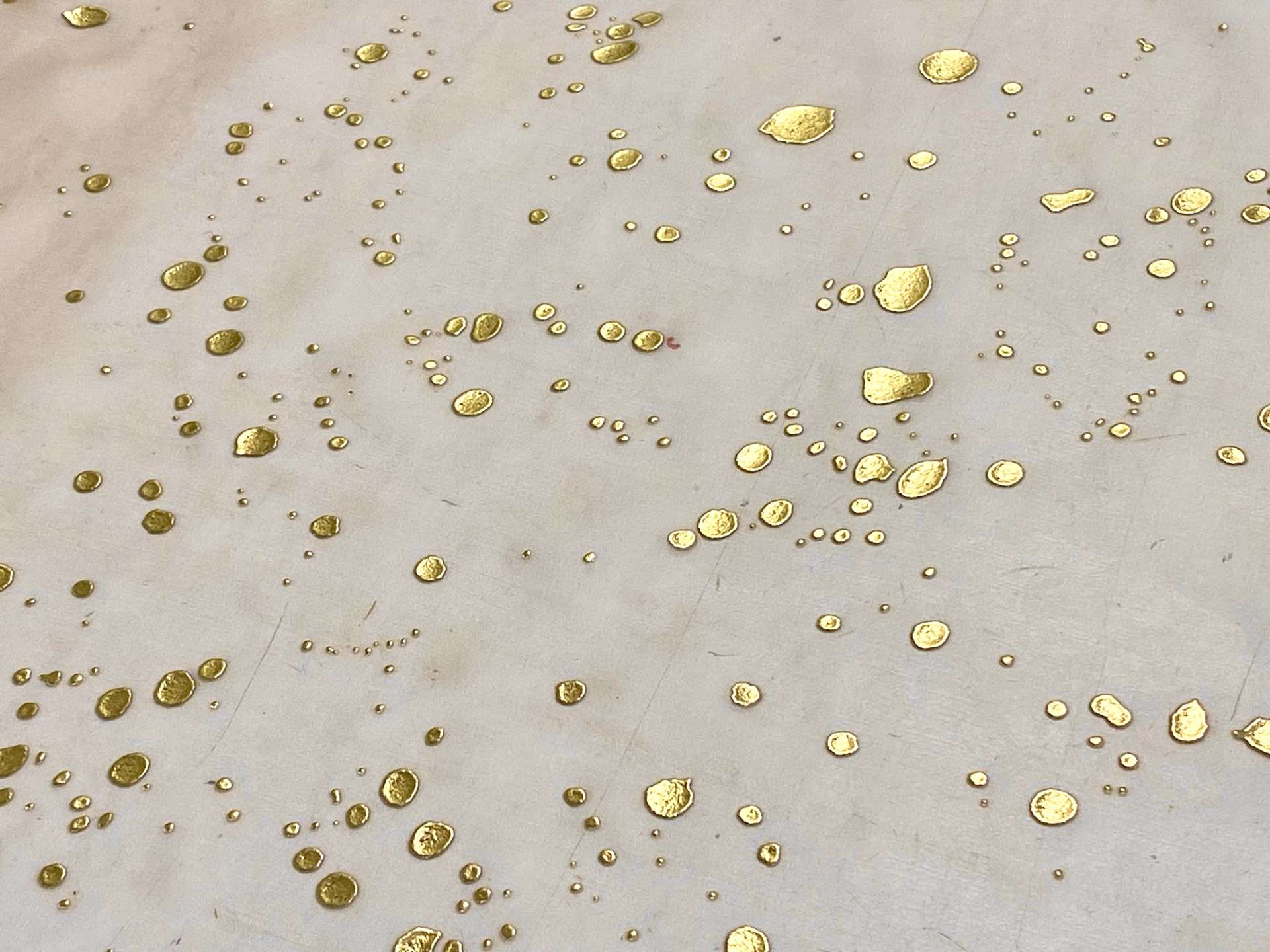 Made in France Silk Chiffon with Metallic Splash