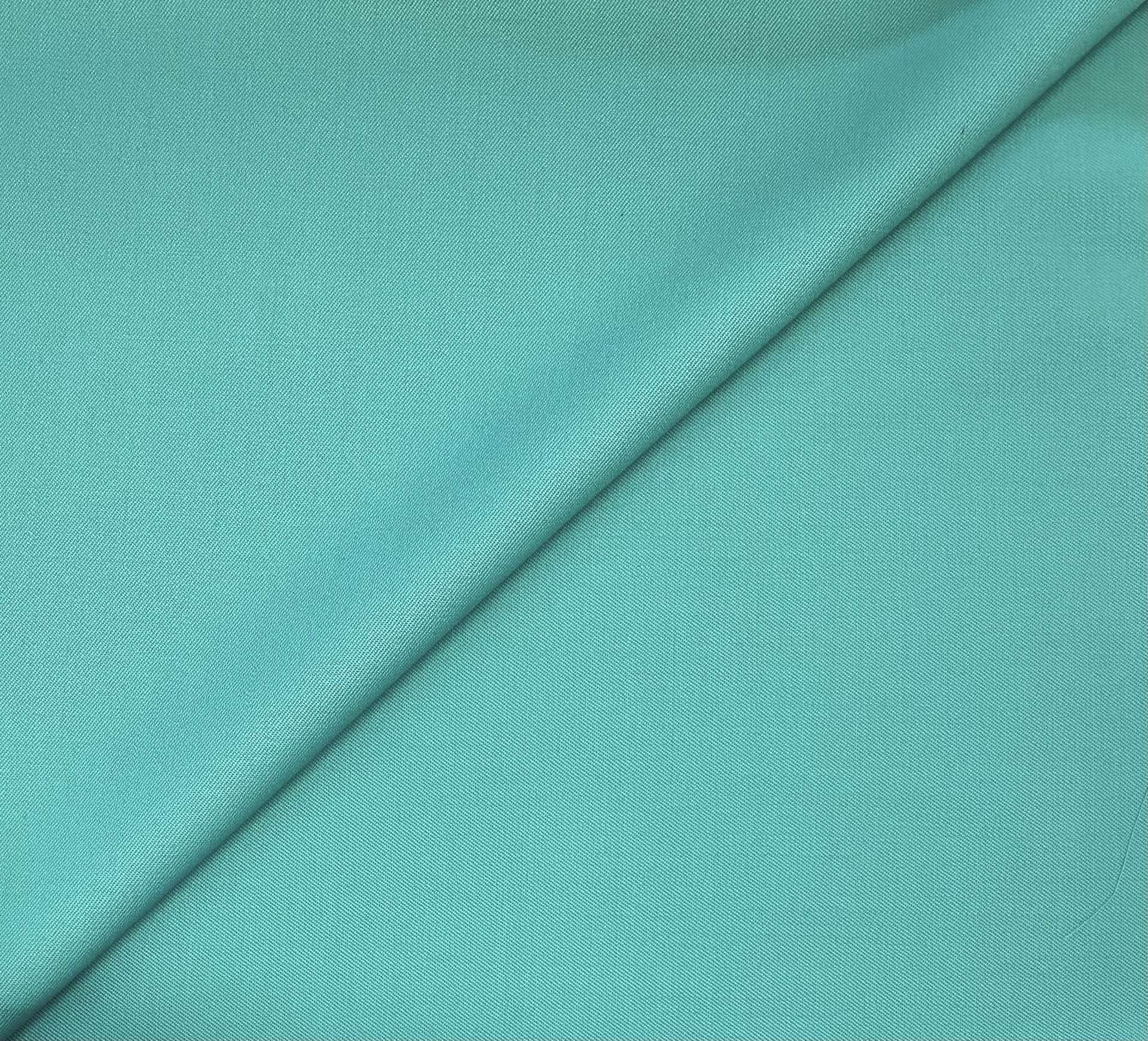 Italian Wool Gaberdine in Turquoise 