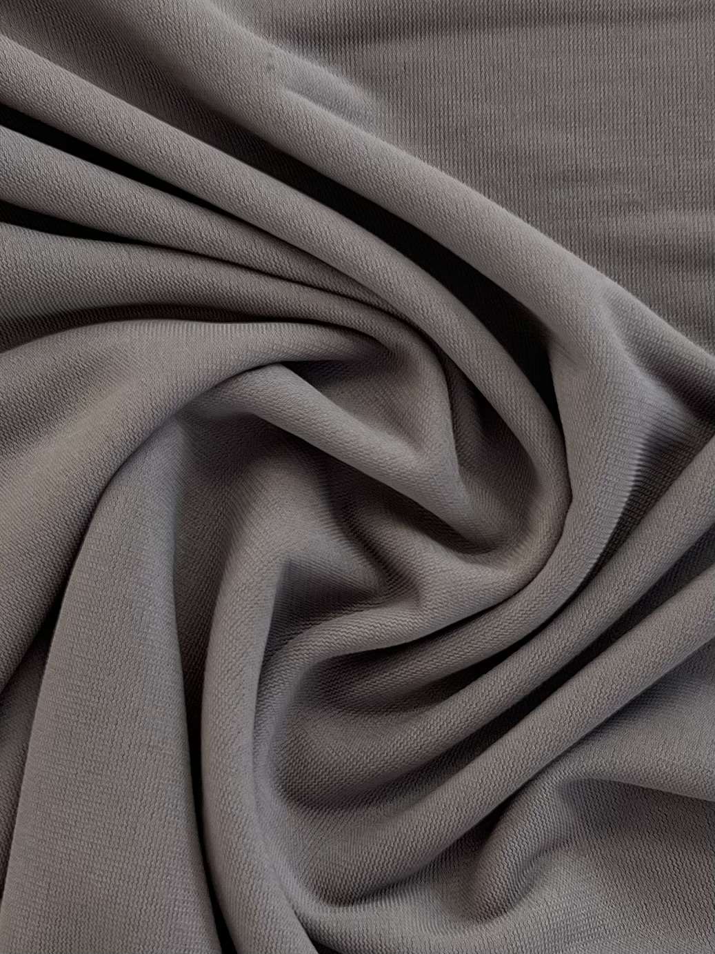 Stretch Tissue Viscose Jersey in Silvery Taupe