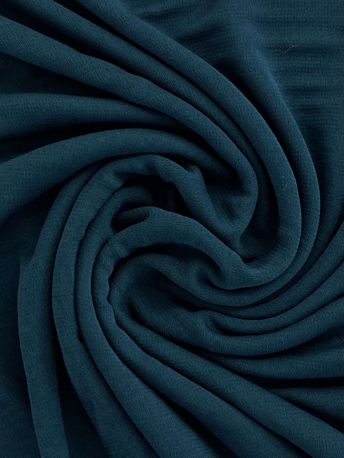 Stretch Tissue Viscose Jersey in Dark Teal
