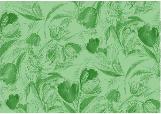 Printed Silk Satin Chiffon