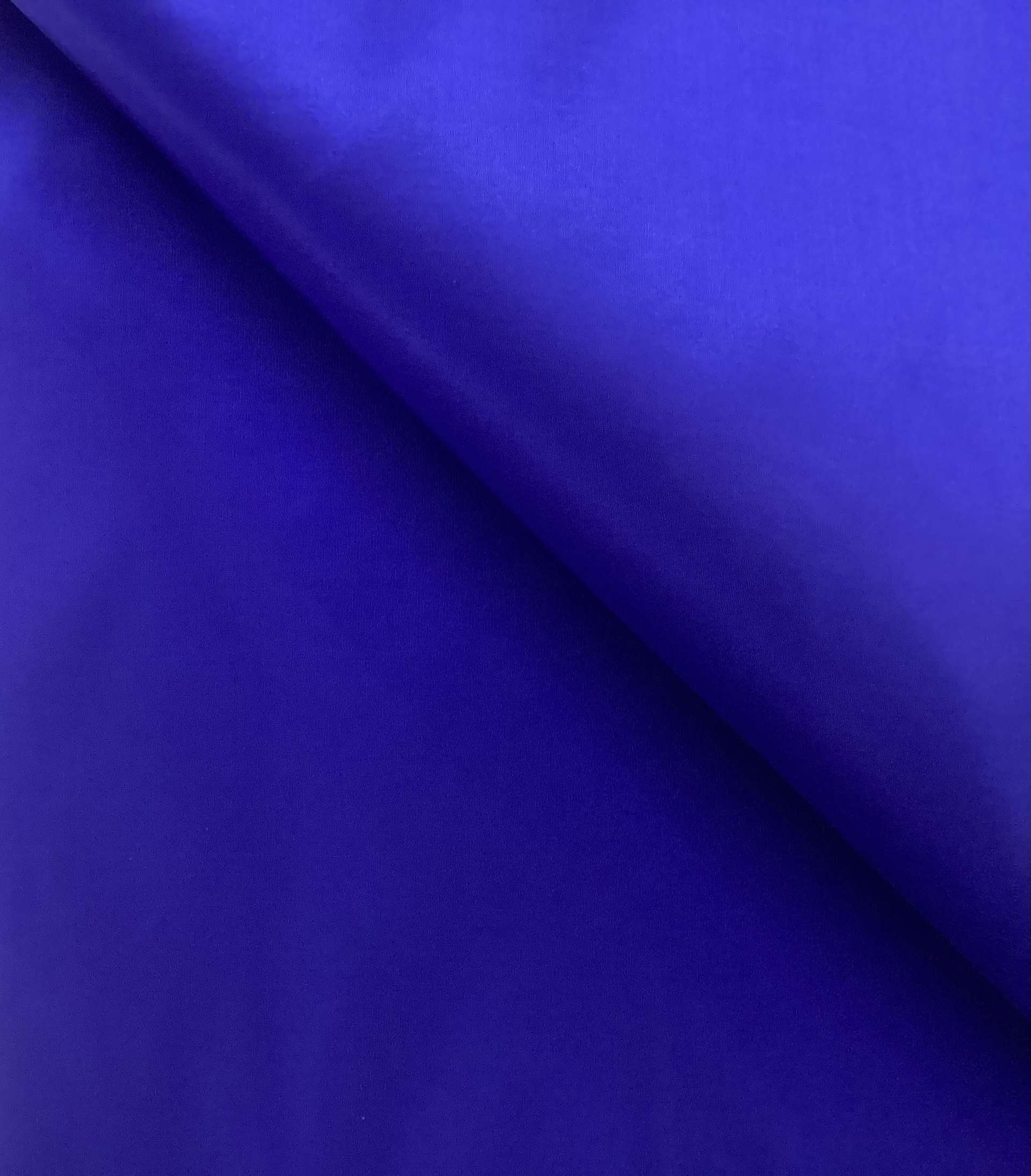 100% Pure Silk Taffeta In Ultramarine Blue