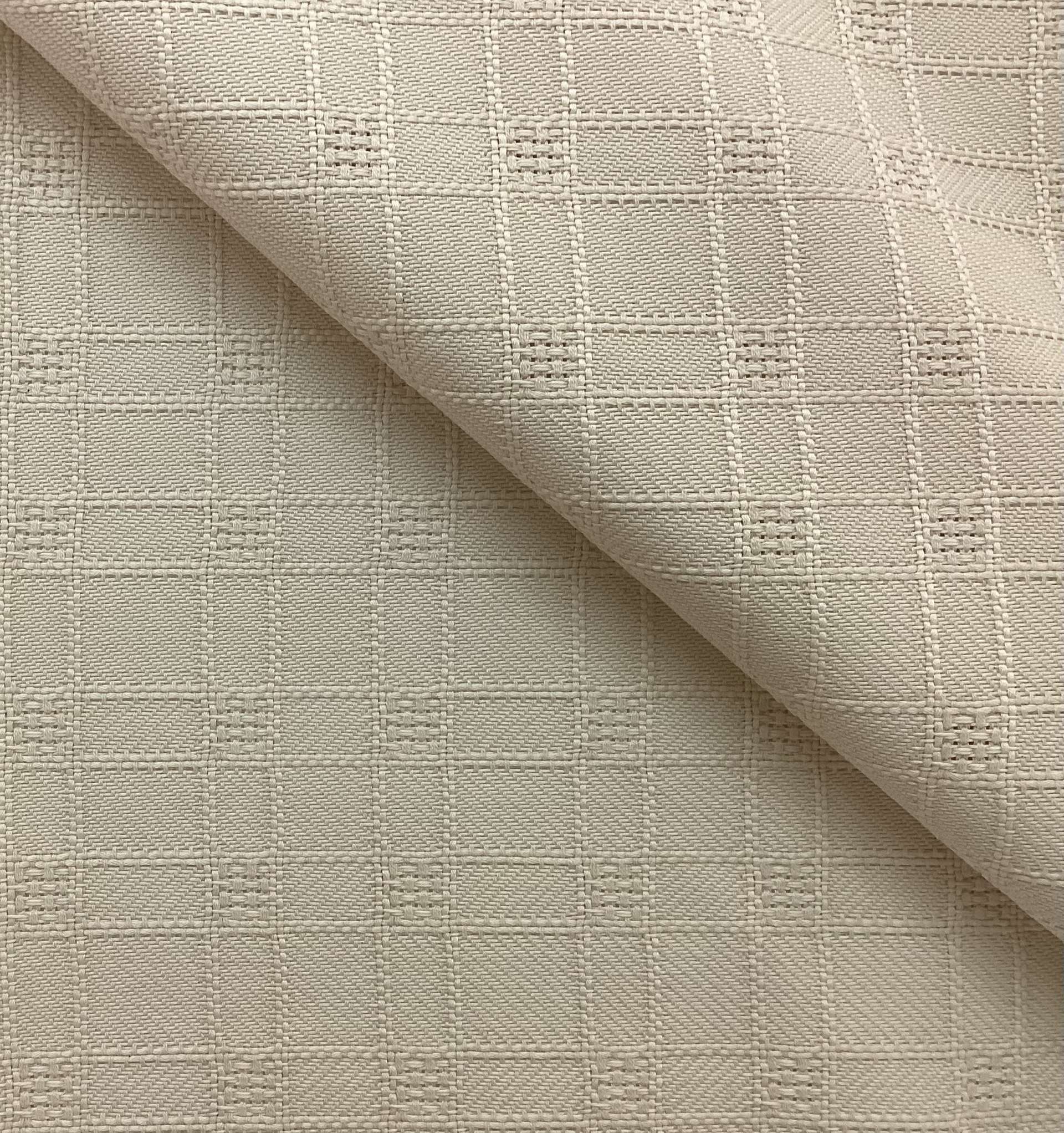 Wool & Cotton Tiles Pattern Tweed In Rice