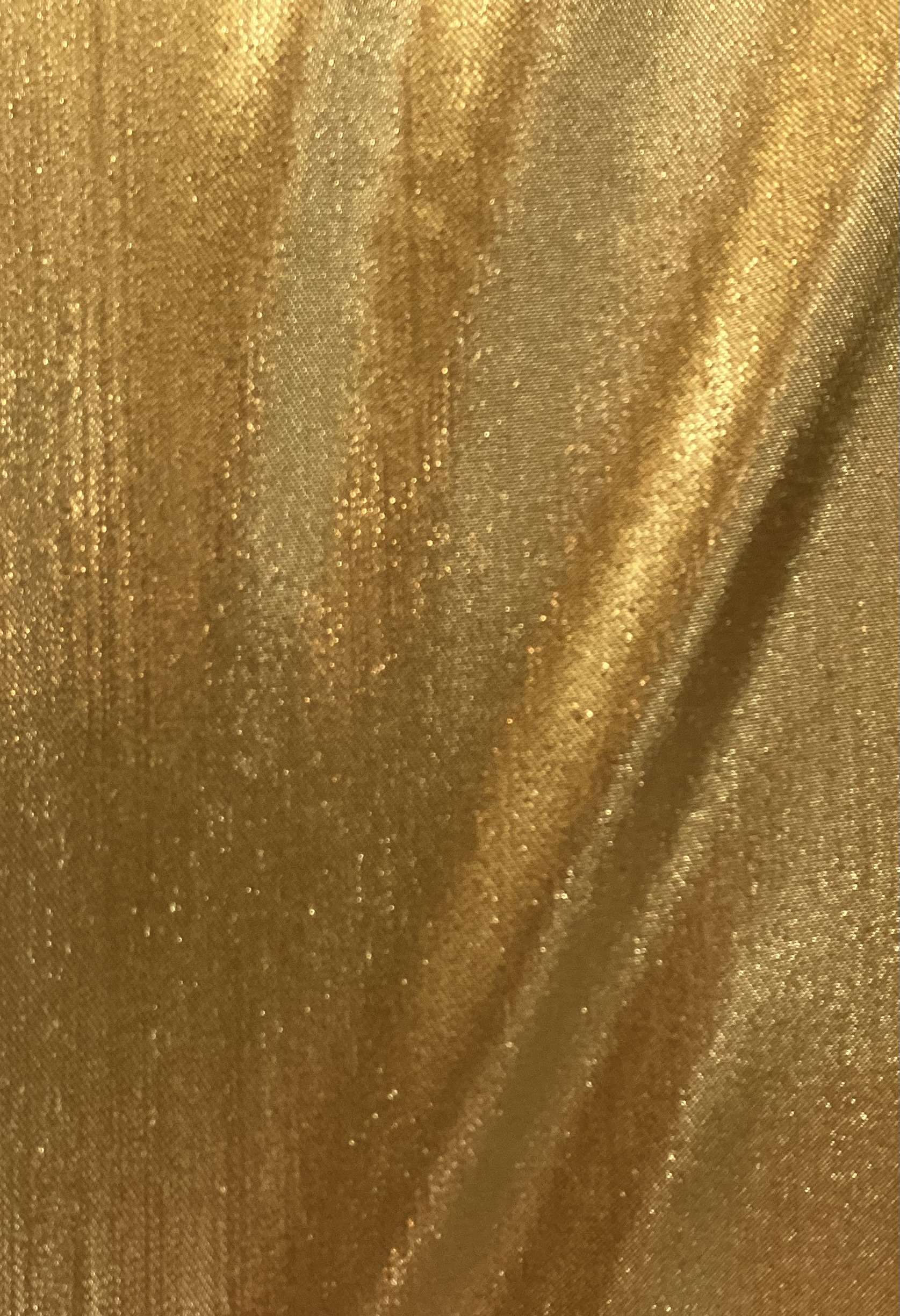 Metallic Stretch Twill Gold