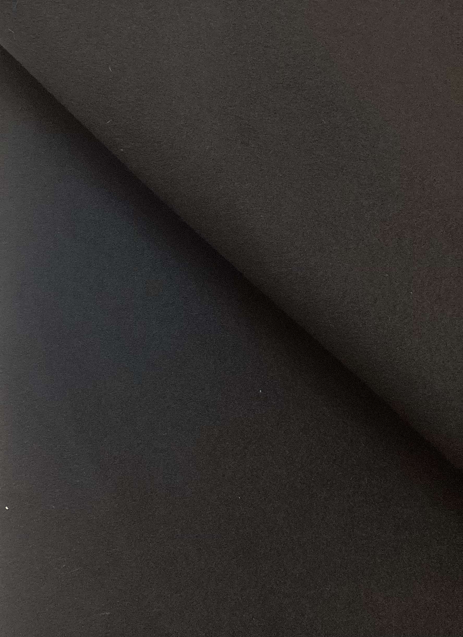 Made in Italy Cashmere/Wool Coating in Jet Black