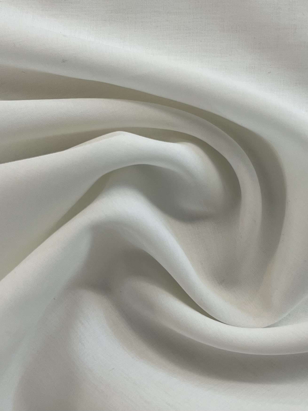 Japanese Polyester Gauze Chiffon in White