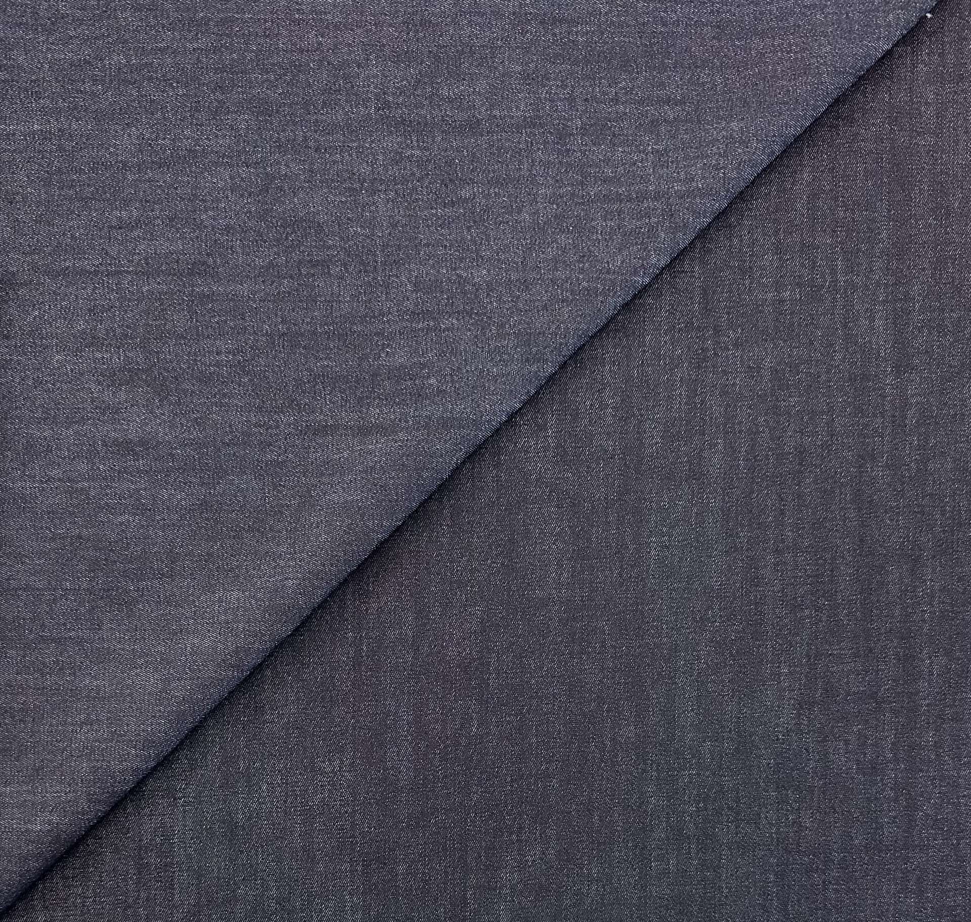 Stretch Cotton Denim in Dark Navy
