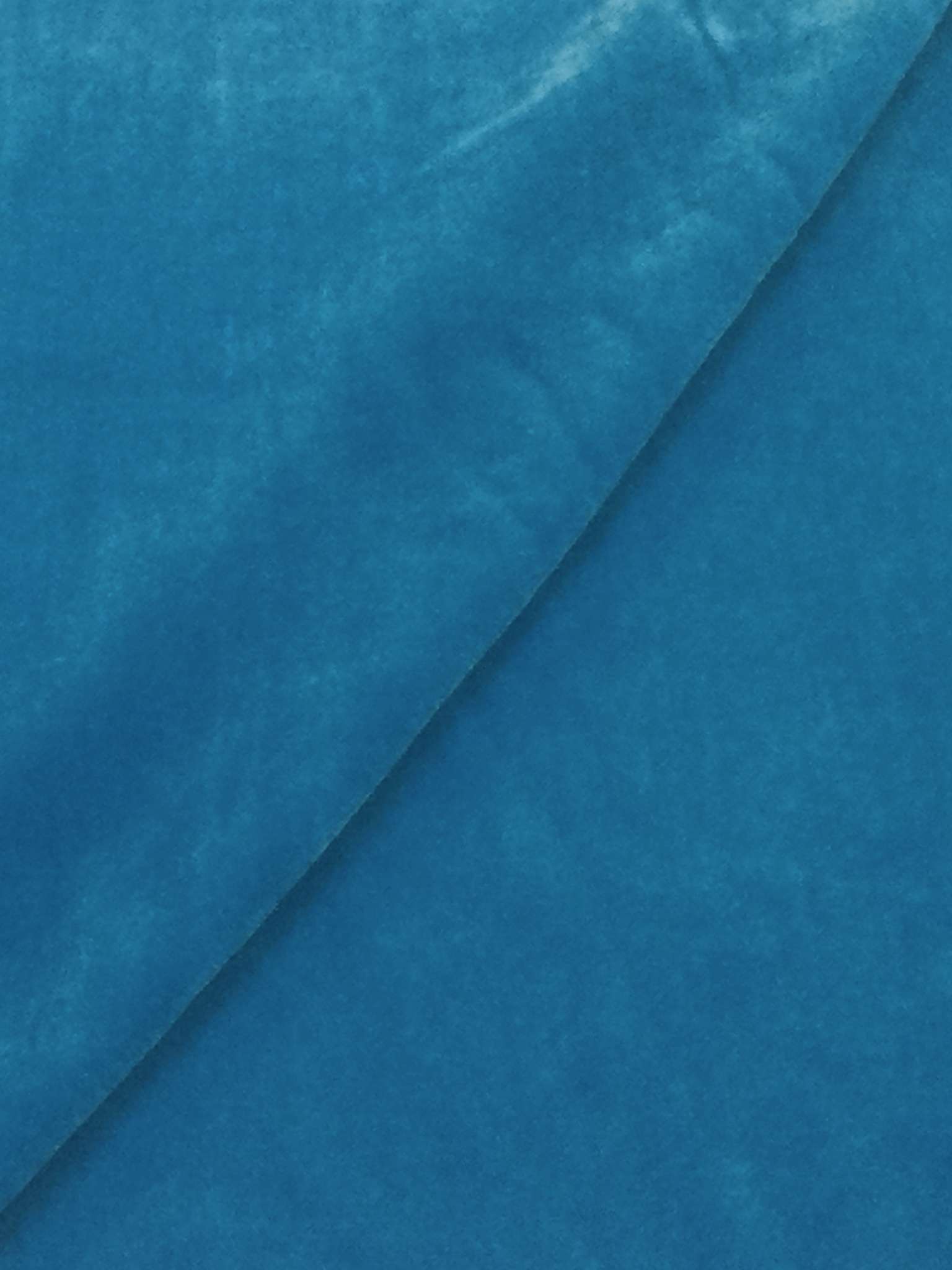 Scnp Silk and Rayon Velvet in Peacock