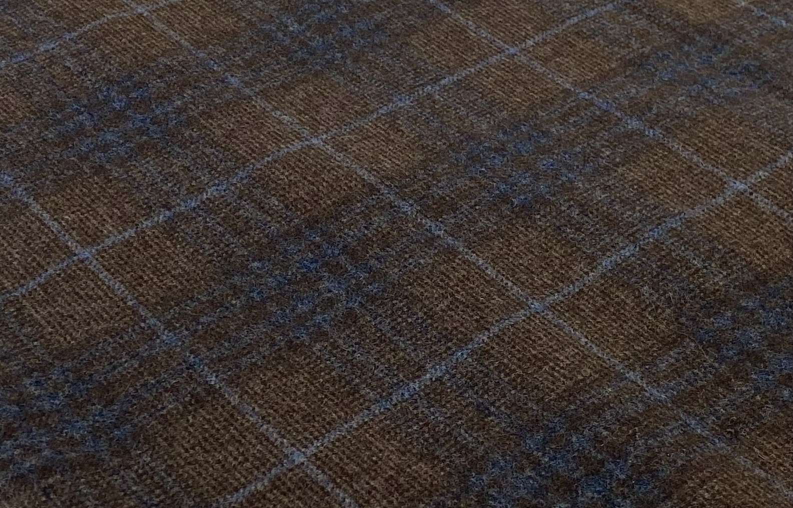 Wool Glen Plaid Fabric in Warehouse