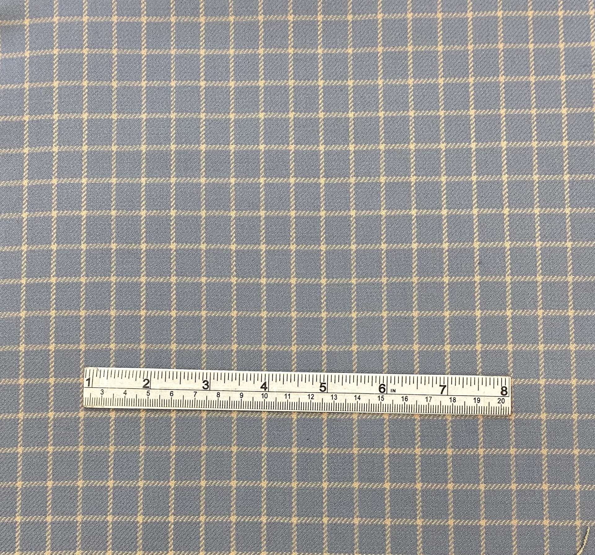 Made in Italy 100% Wool Windowpane