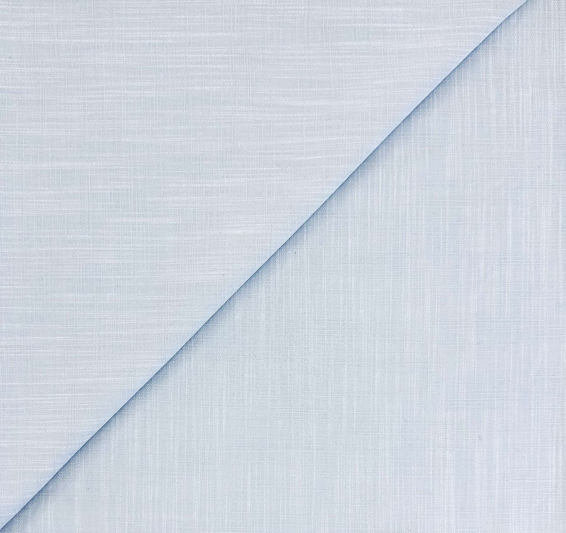 Sustainable Cotton Dobby Herringbone in Sky Blue