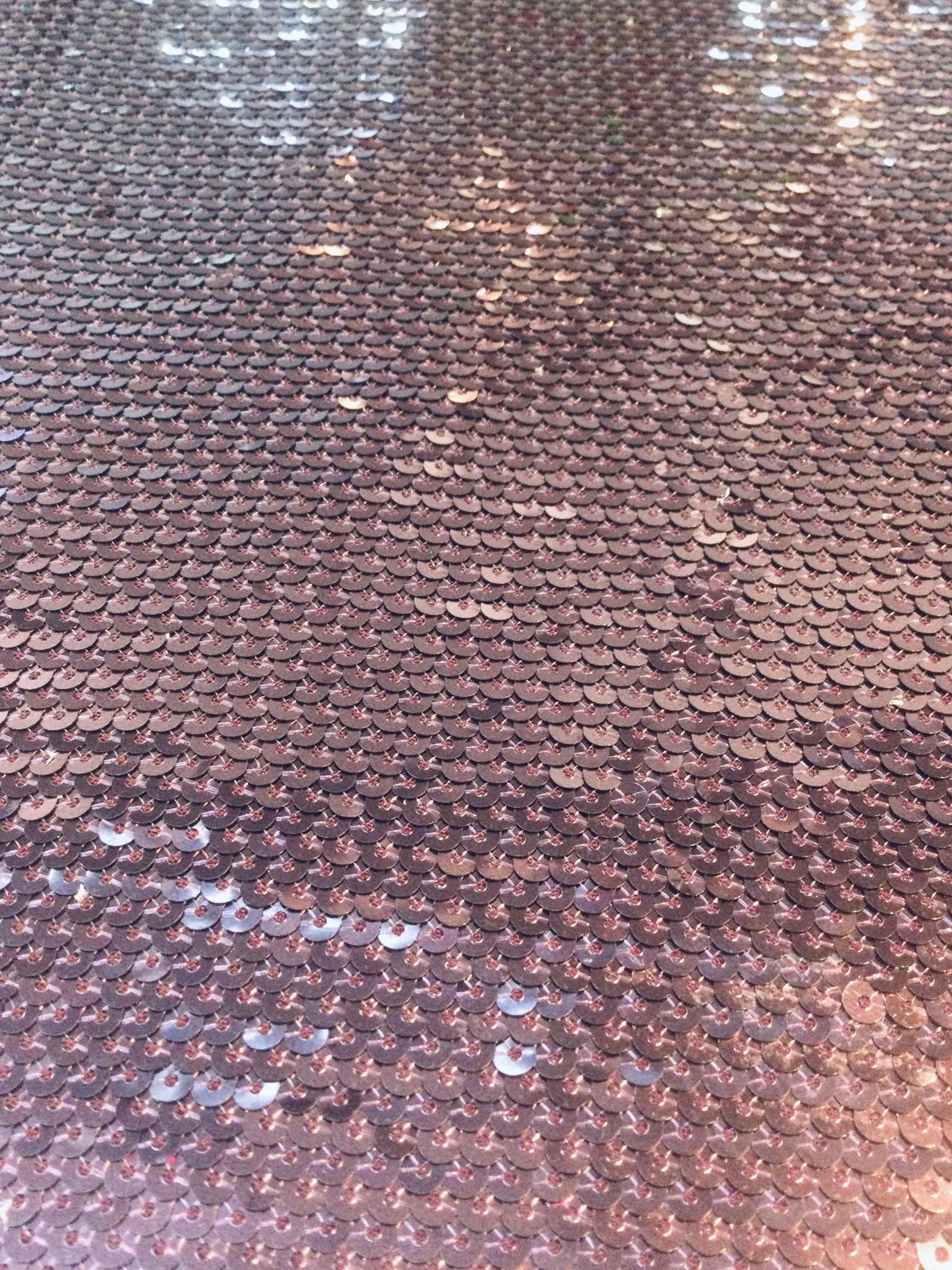 Fish Scale Sequins on Tulle in Deep Purple 