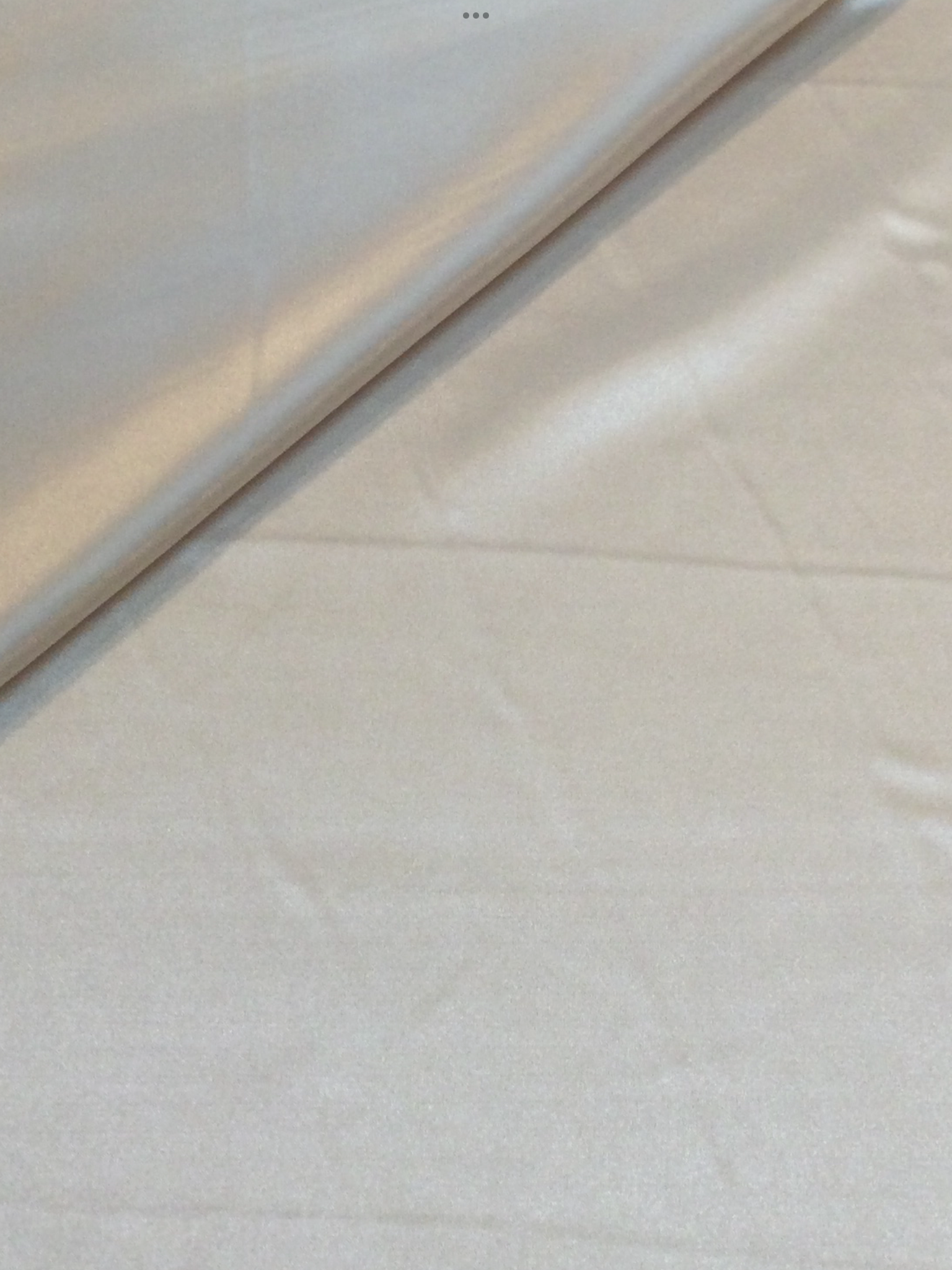 Stretch Polyester Charmeuse in Beige