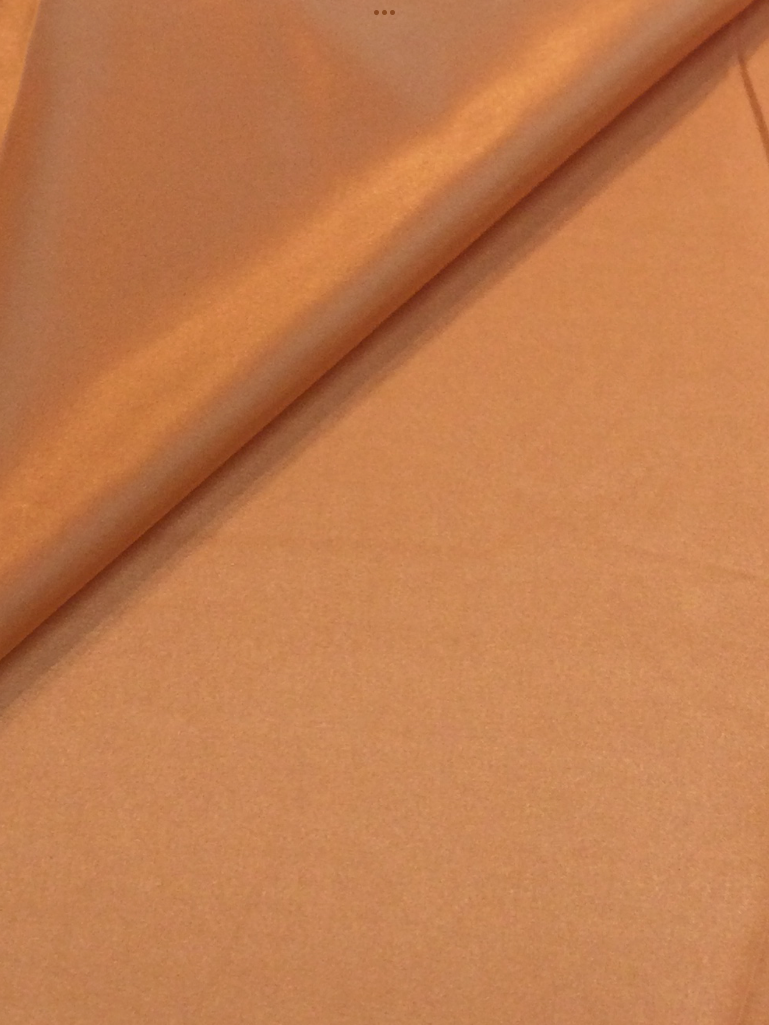 Stretch Polyester Charmeuse in Kumquat