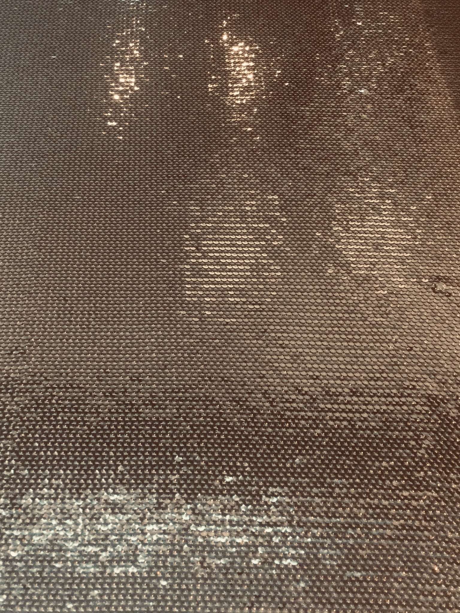 Fish Scale Sequins on Tulle in Gold