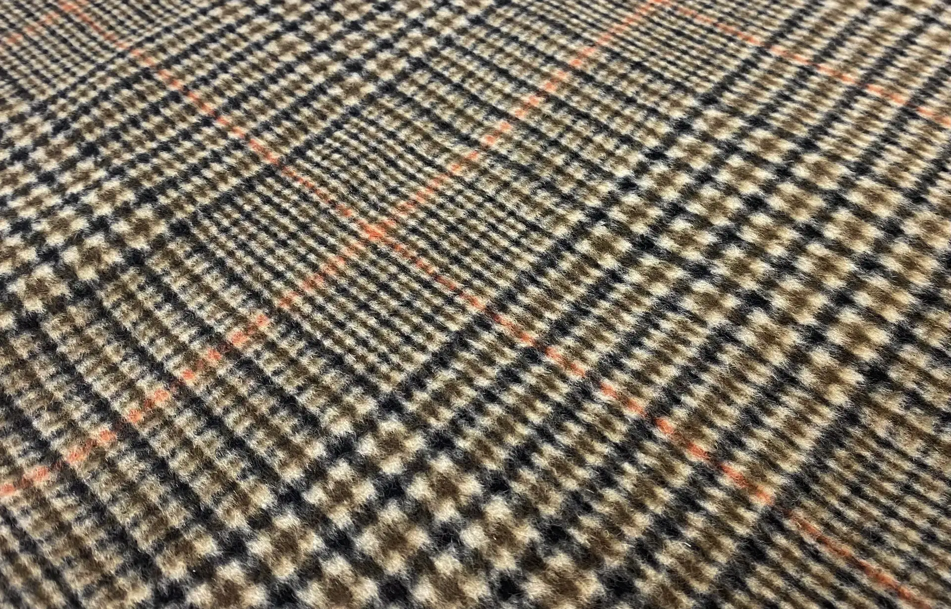 Cashmere/Wool Plaid Double Face