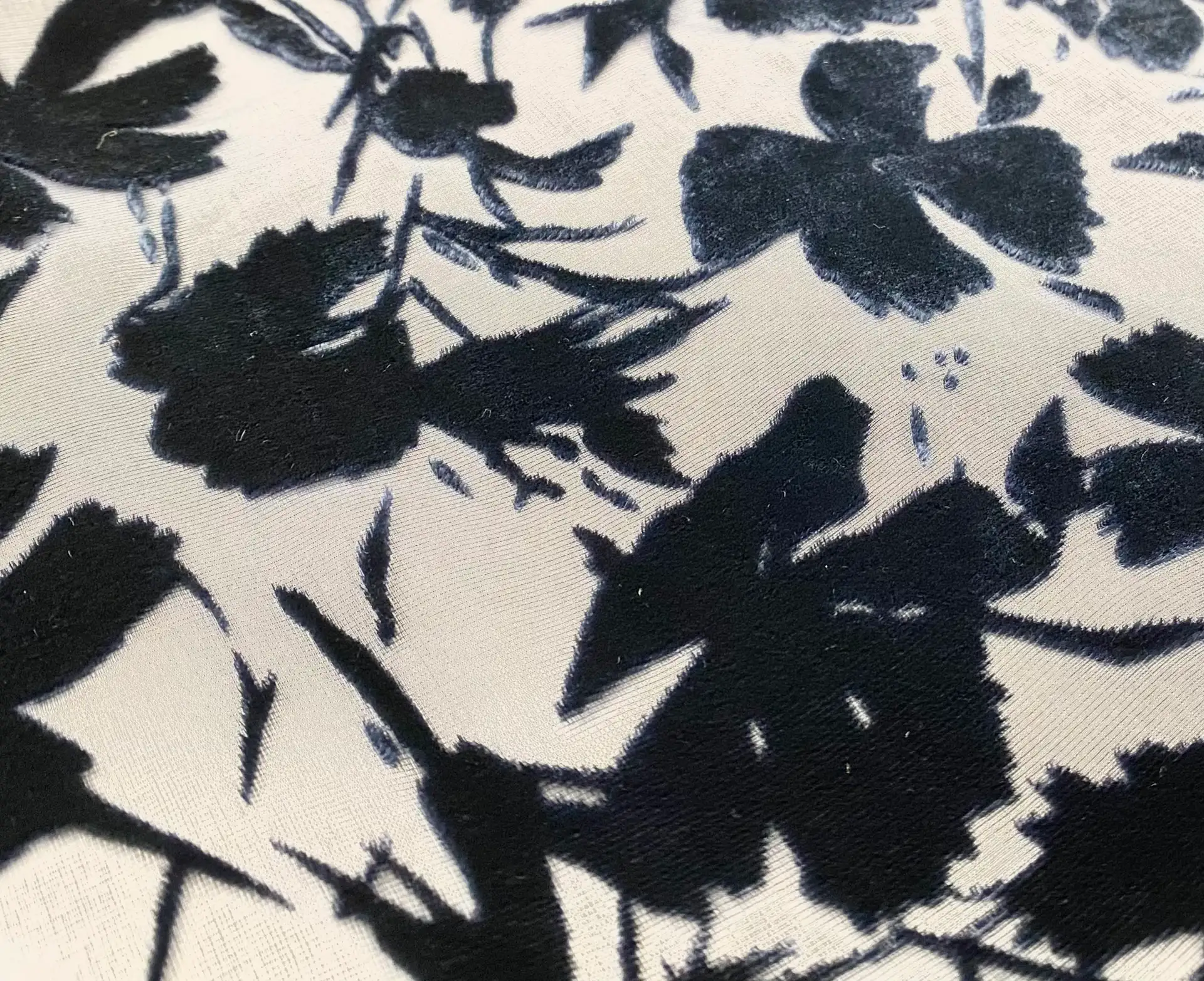 Silk/Rayon Burn Out Velvet