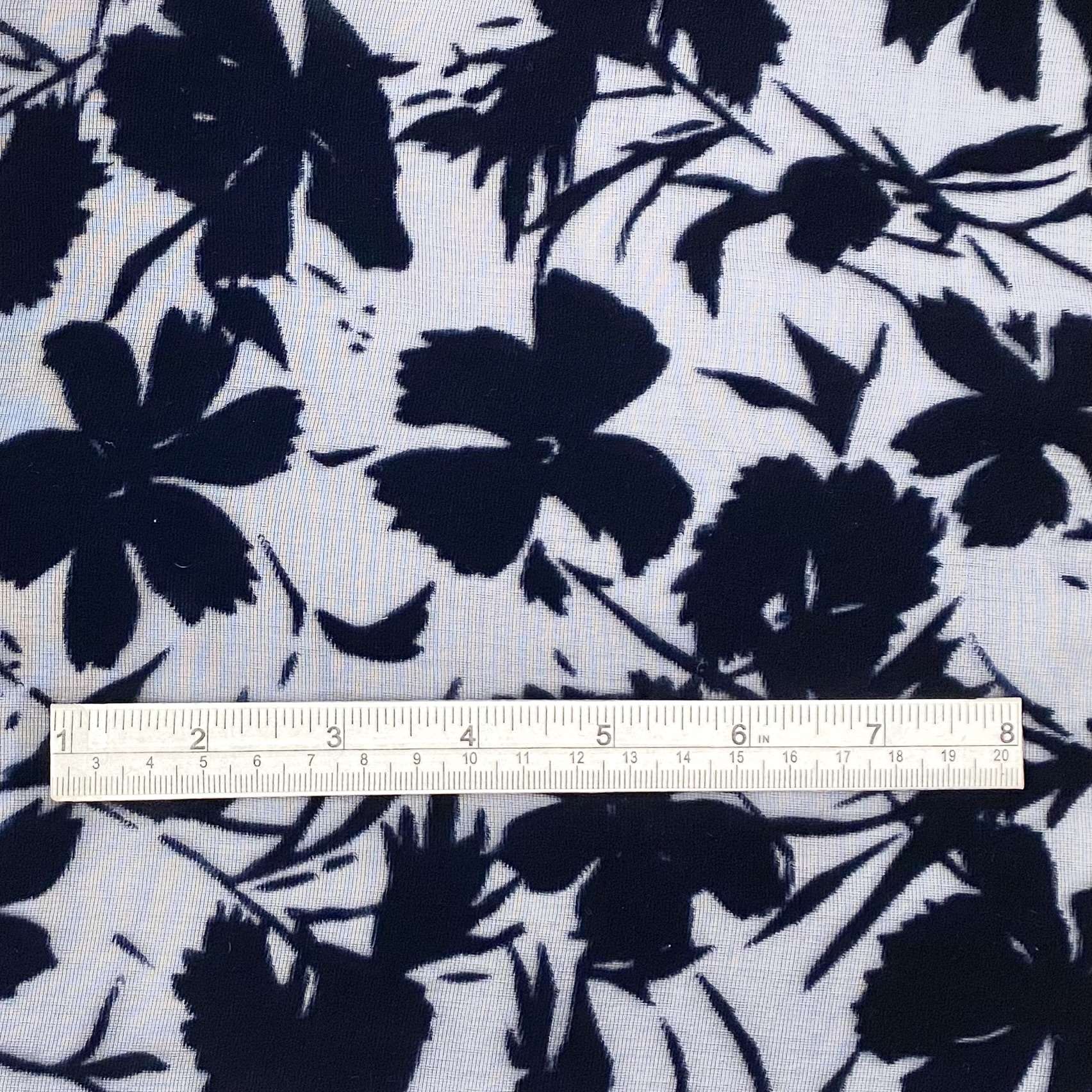 Silk/Rayon Burn Out Velvet