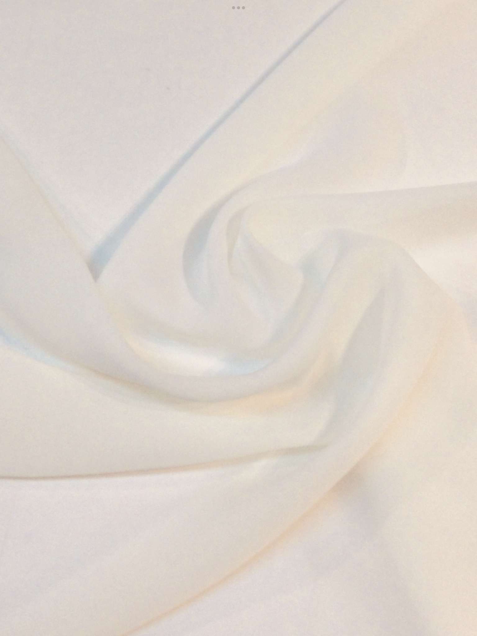 Polyester Double Georgette in Old Ivory