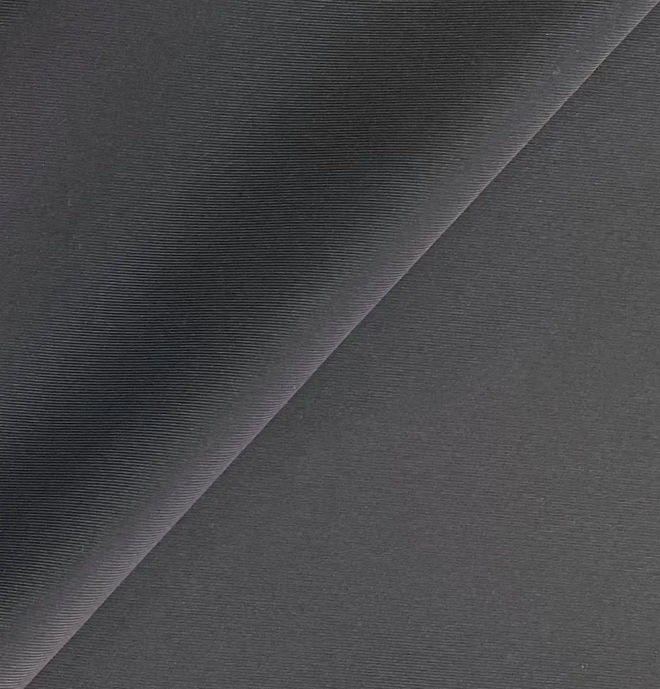 POLY LYCRA STRETCH FAILLE IN BLACK