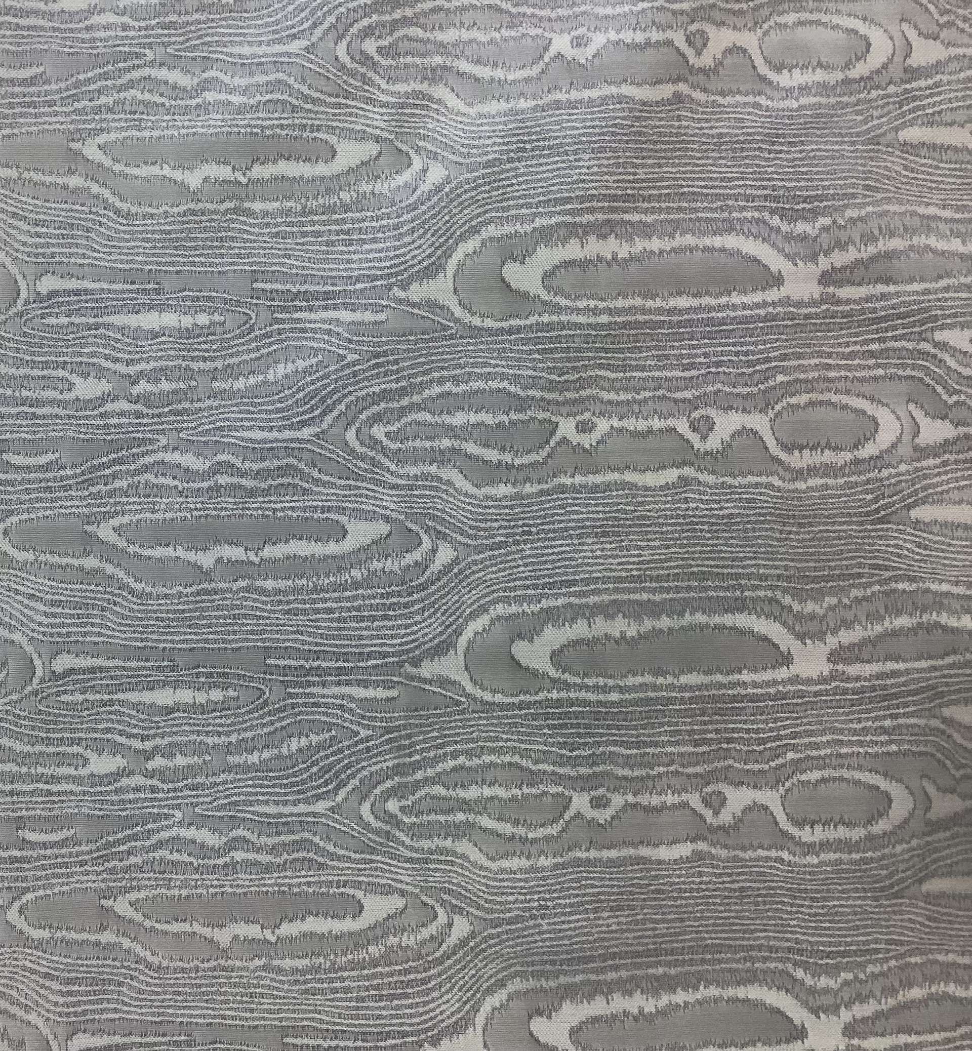 Italian Woven Moiré in Light Denim