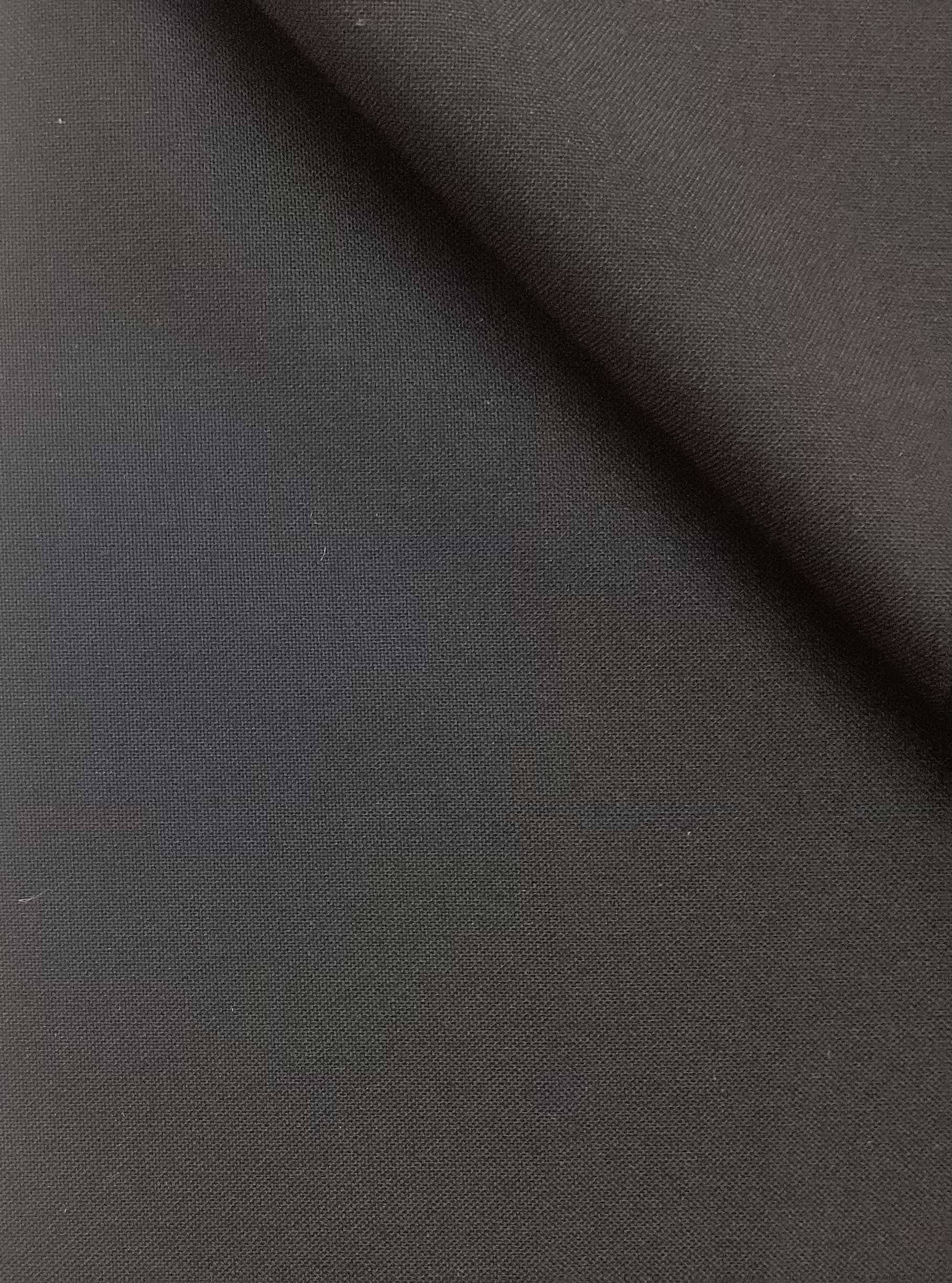 Wool & Polyester Suiting In Crow