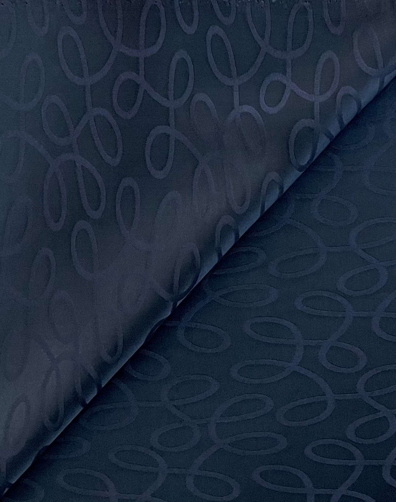 Viscose &Acetate Jacquard in Navy