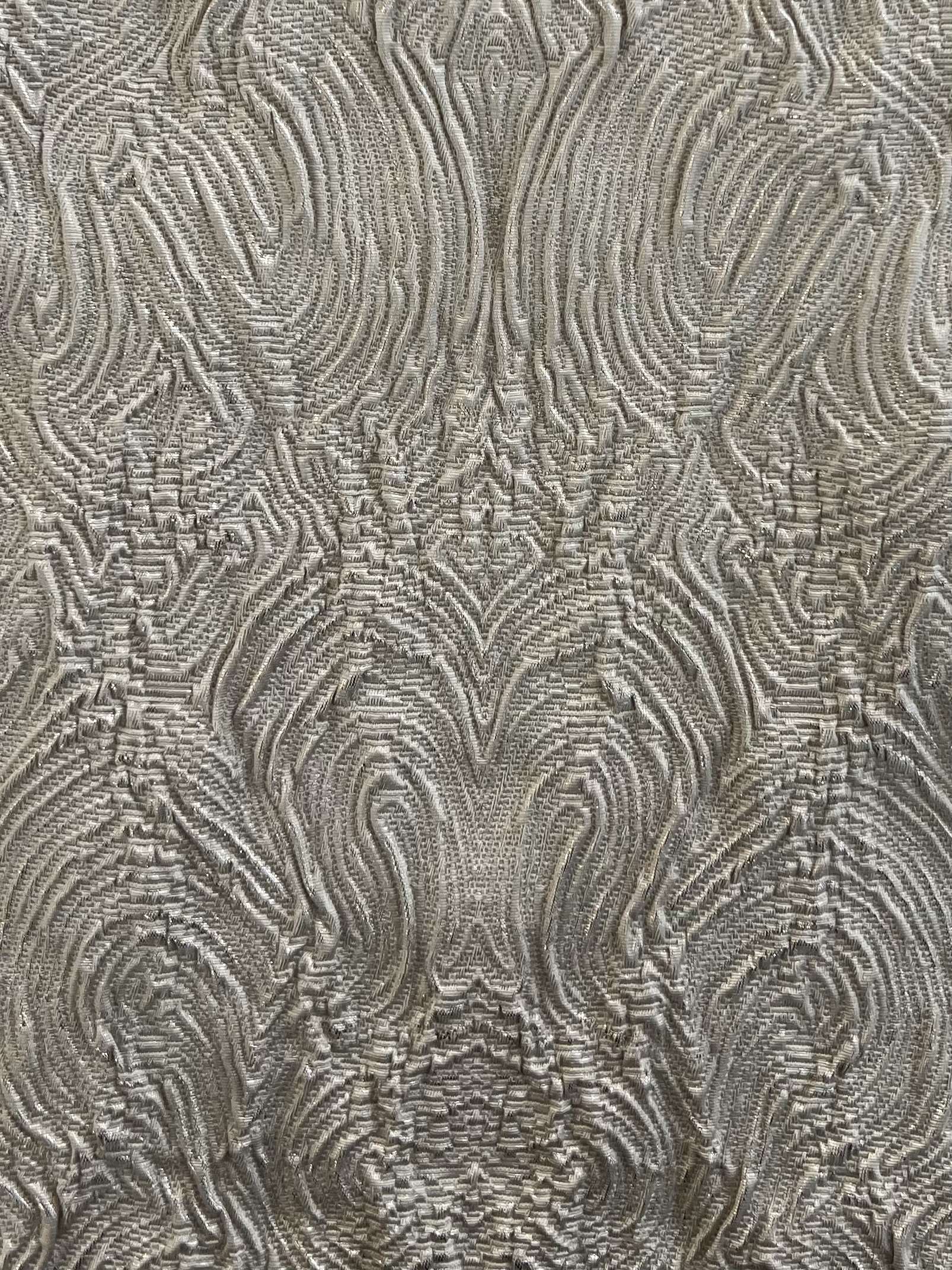 Stretch Cloqué in Lurex Gold