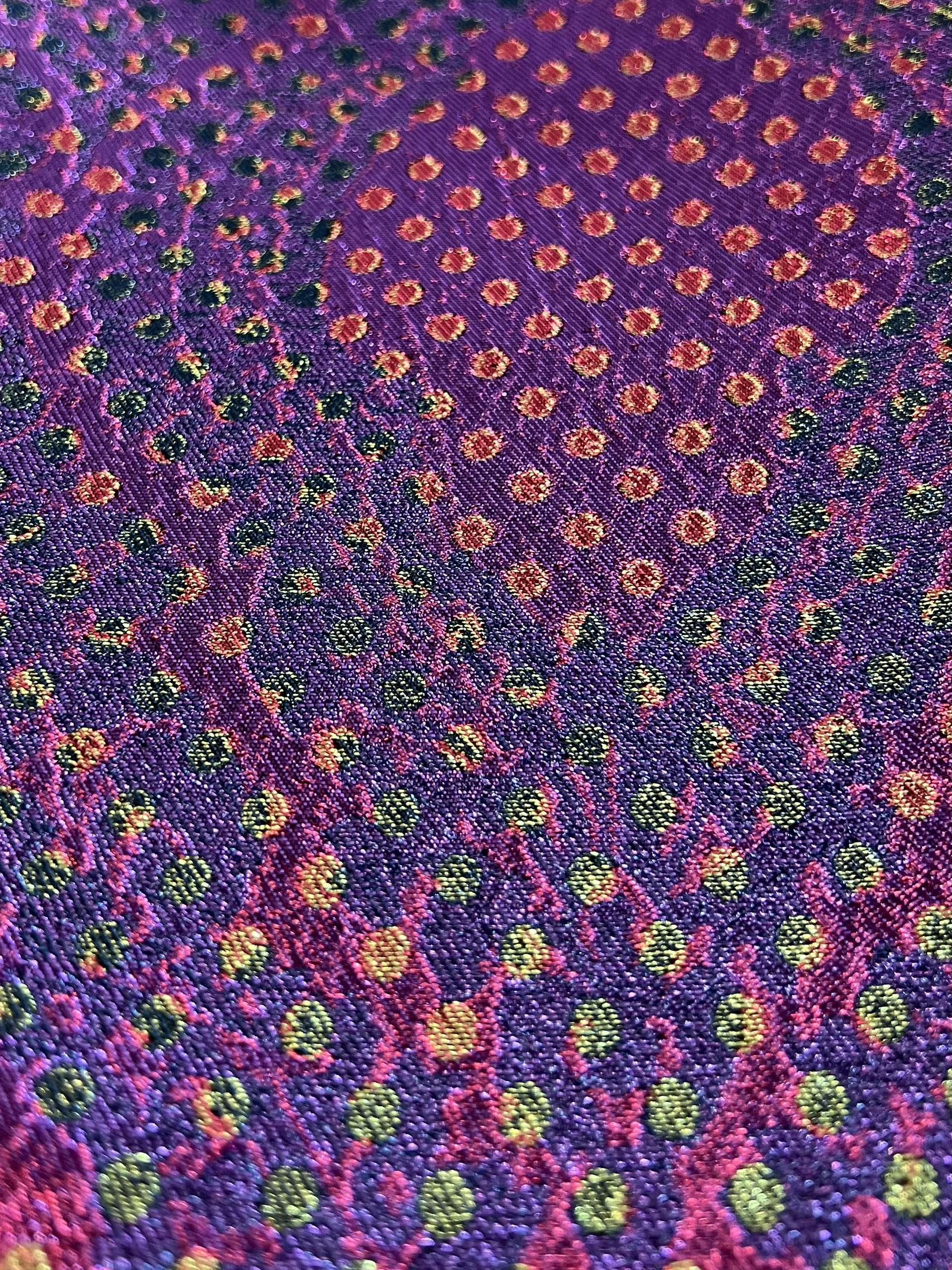 Iridescent "Mirage" Metallic Brocade Purple
