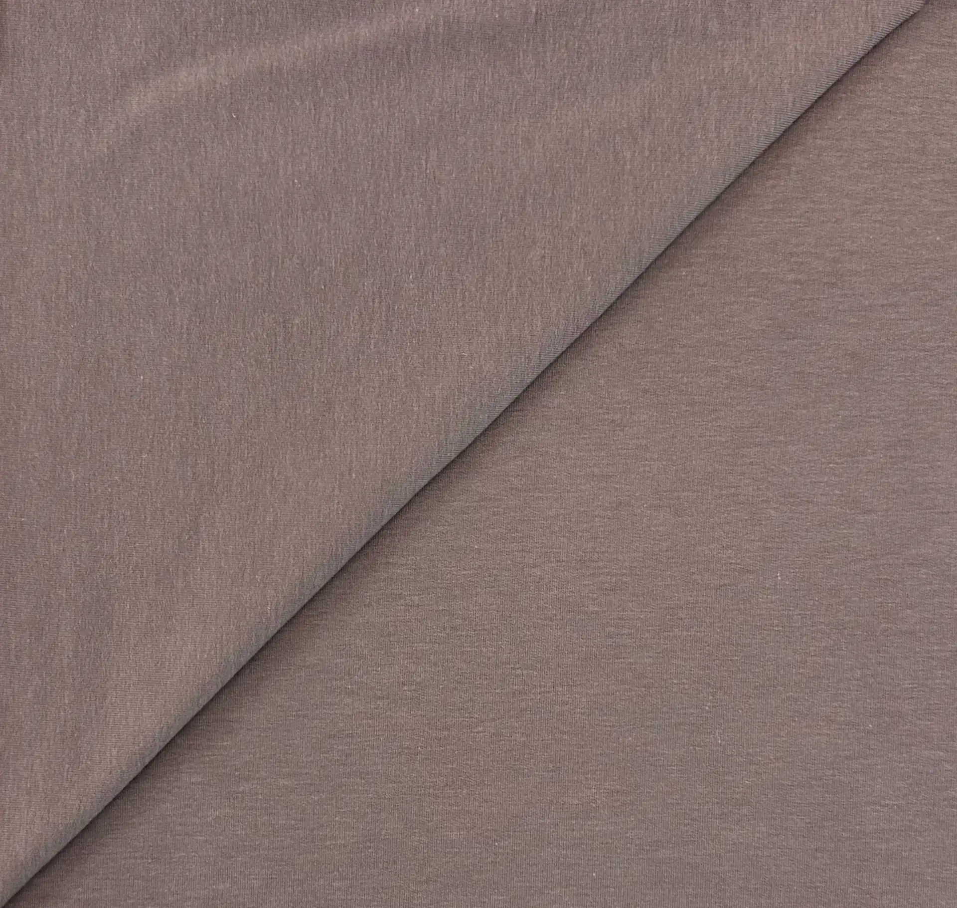 Lyocell Organic Cotton Spandex French Terry Knit in Mink