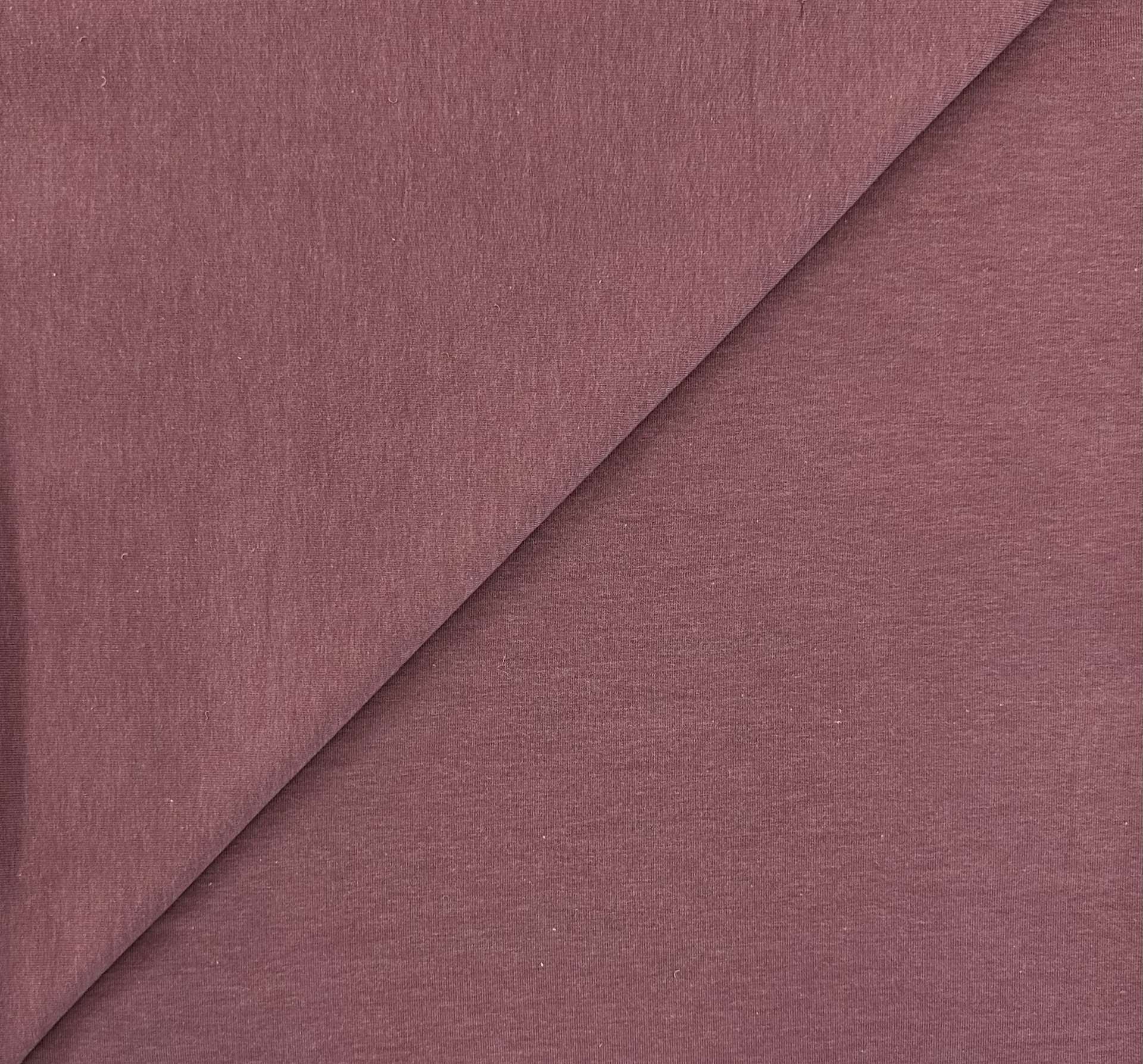 Lyocell Organic Cotton Spandex French Terry Knit in Old Rose
