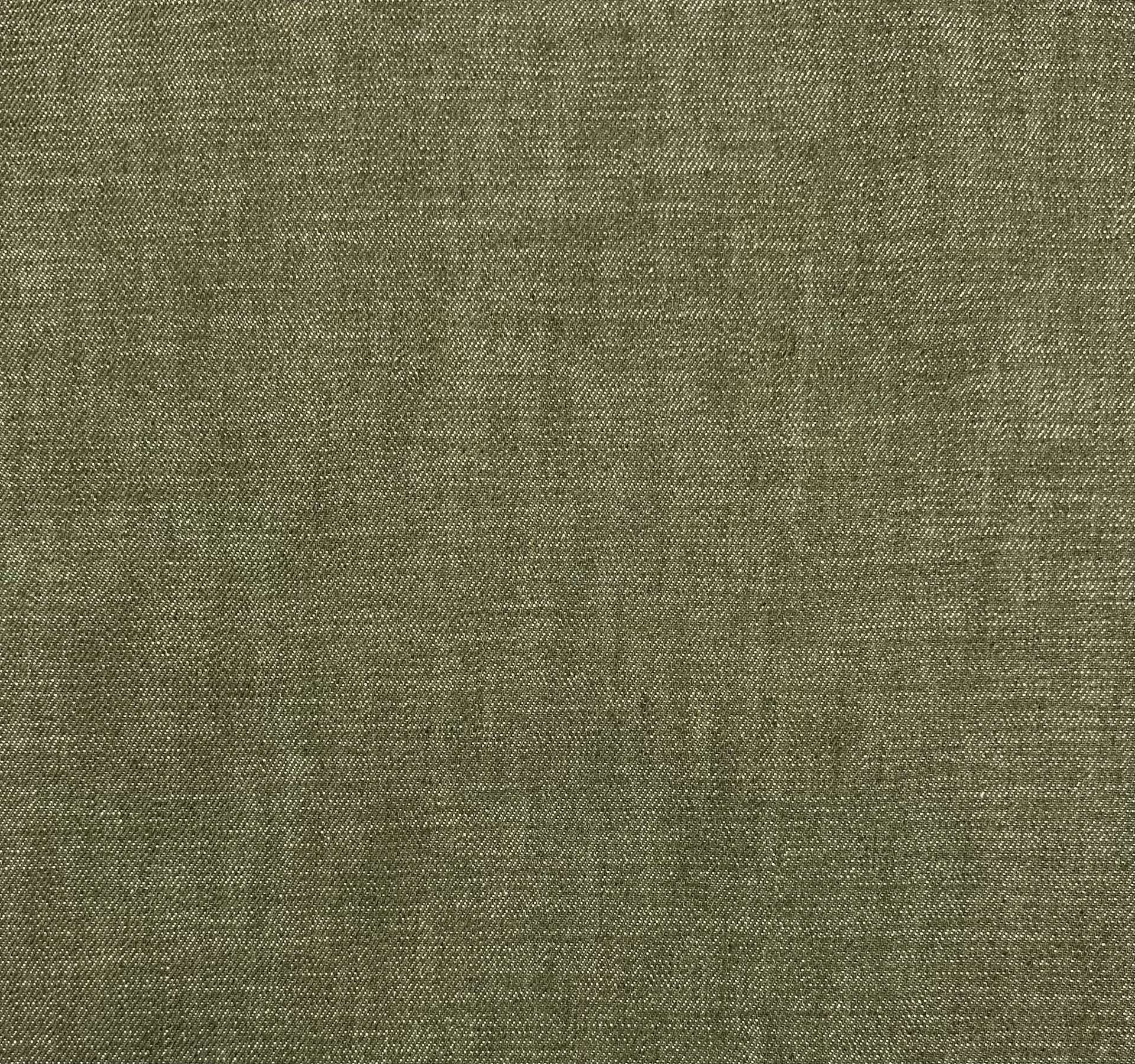 Cotton Selvedge Denim in Grass Green