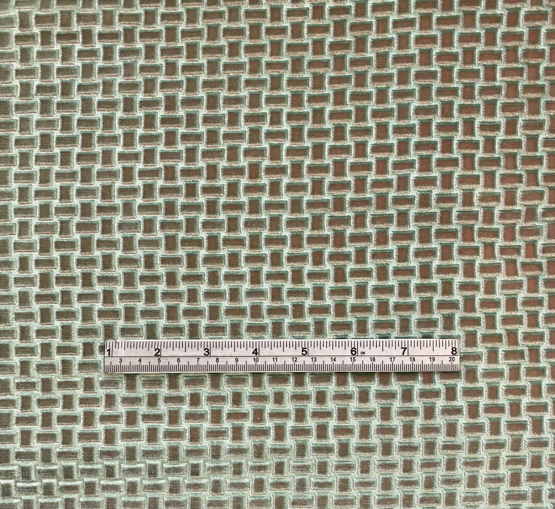 Sculptured Velvet Fabric in Warehouse
